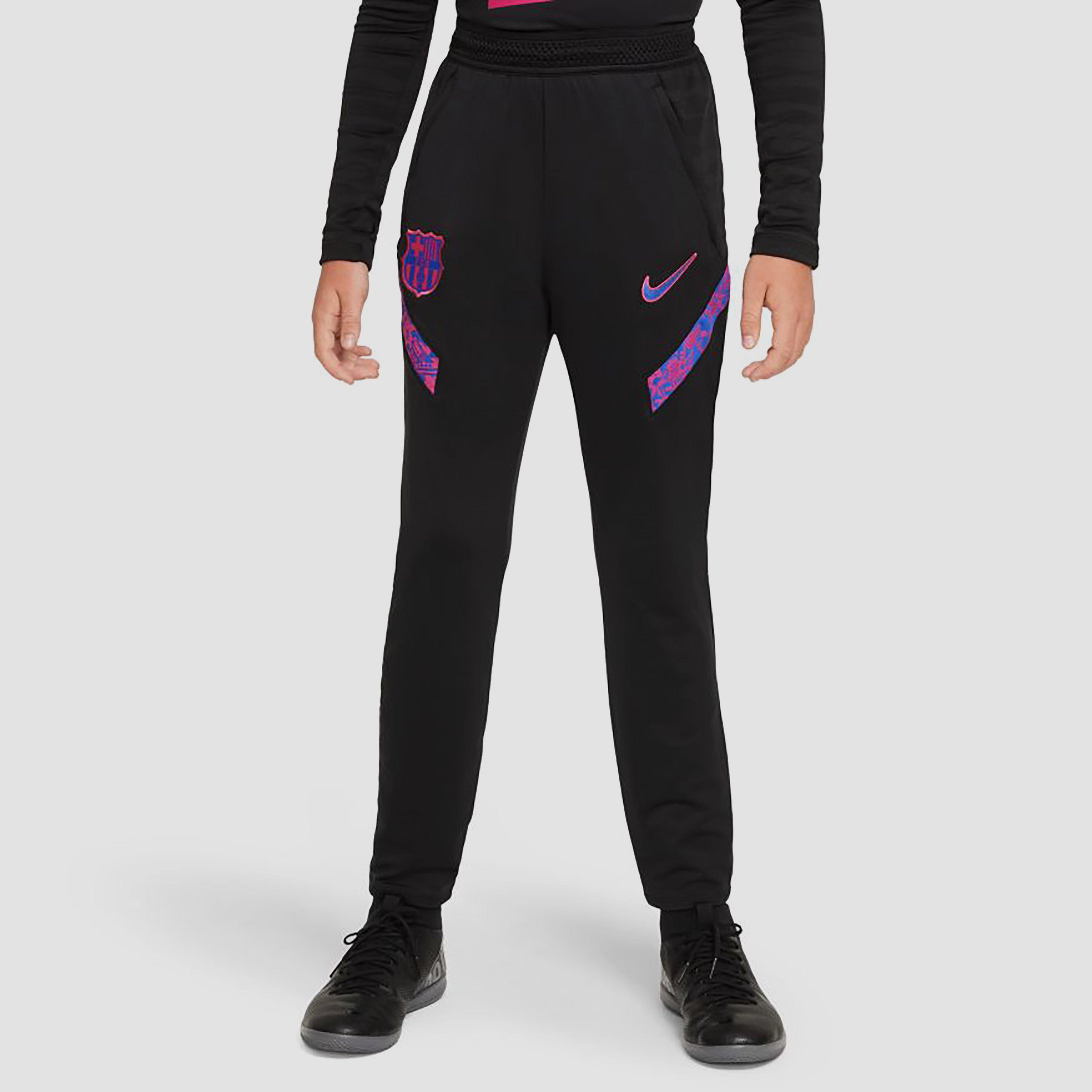 NIKE FC BARCELONA DRI-FIT STRIKE TRAININGSBROEK EU 21/22 ZWART/PAARS  KINDEREN