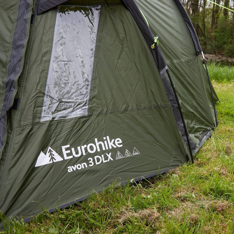 EUROHIKE AVON DELUXE 3PERSOONS TENT GROEN