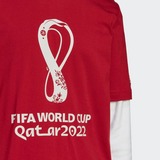 ADIDAS FIFA WORLD CUP 2022 GRAPHIC SHIRT ROOD HEREN