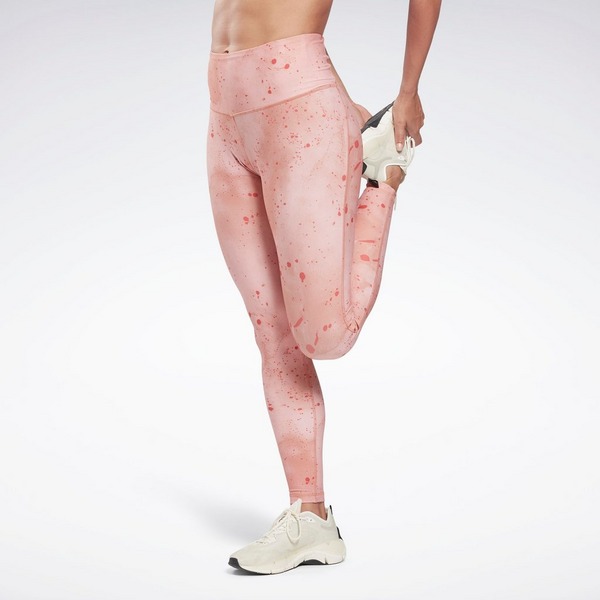 REEBOK LES MILLS LUX BOLD HIGH-WAISTED SPORTTIGHT ROOD DAMES