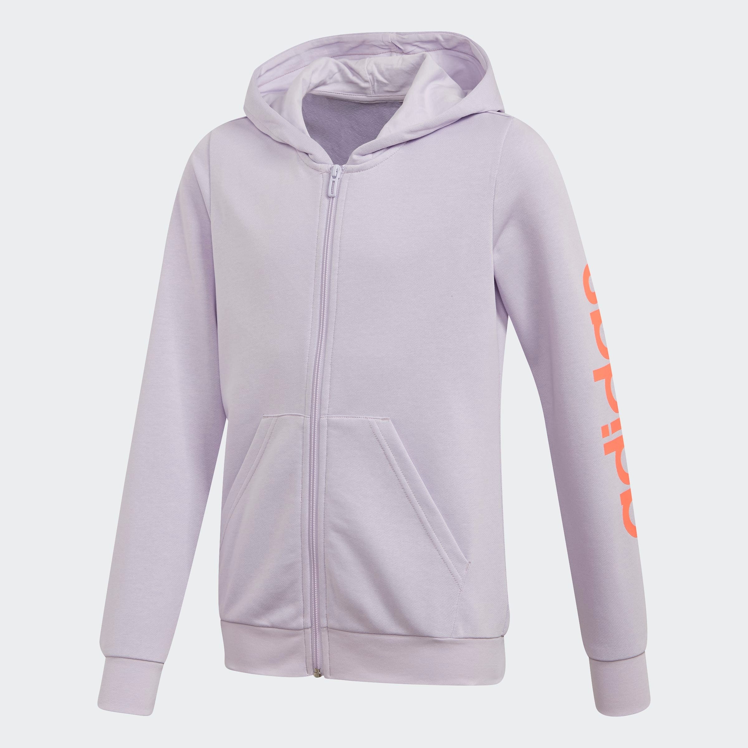 adidas trefoil linear hoodie