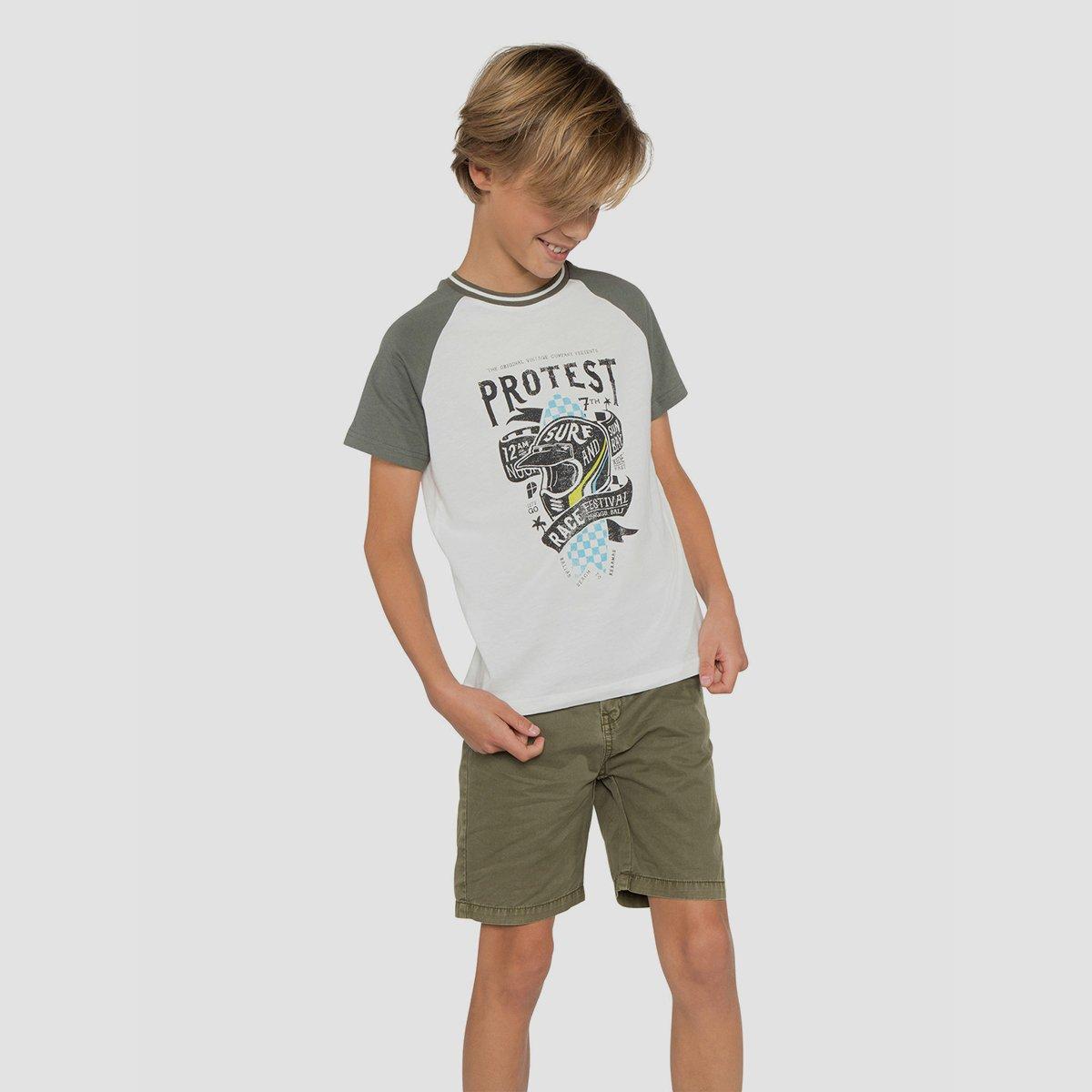 PROTEST LOWELL KORTE BROEK GROEN KINDEREN