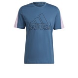 ADIDAS FUTURE ICONS EMBROIDERED BADGE SHIRT GRIJS HEREN