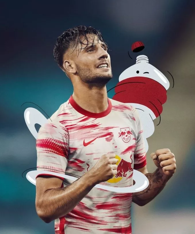 Eerste voetbaltenue RB Leipzig 2021-2022