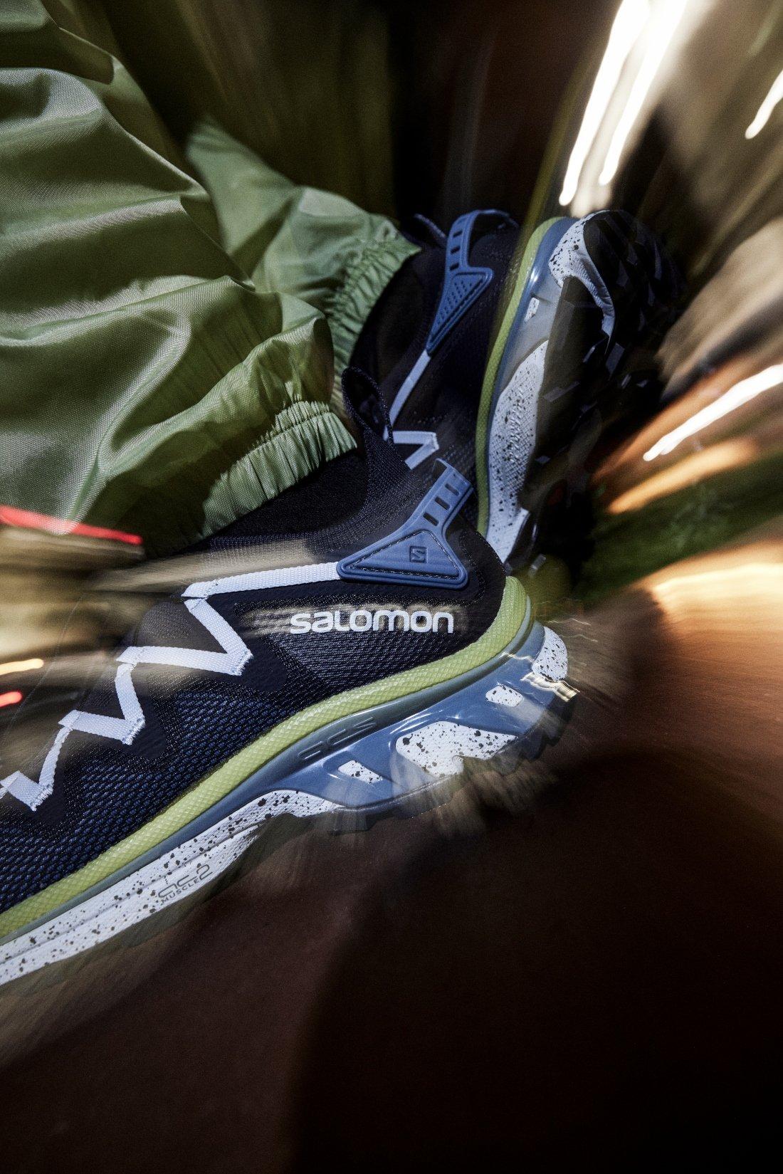 Grå salomon sneakers