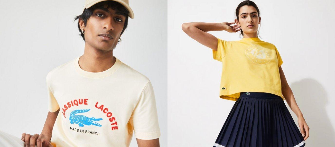 Etiquette Lacoste authentique