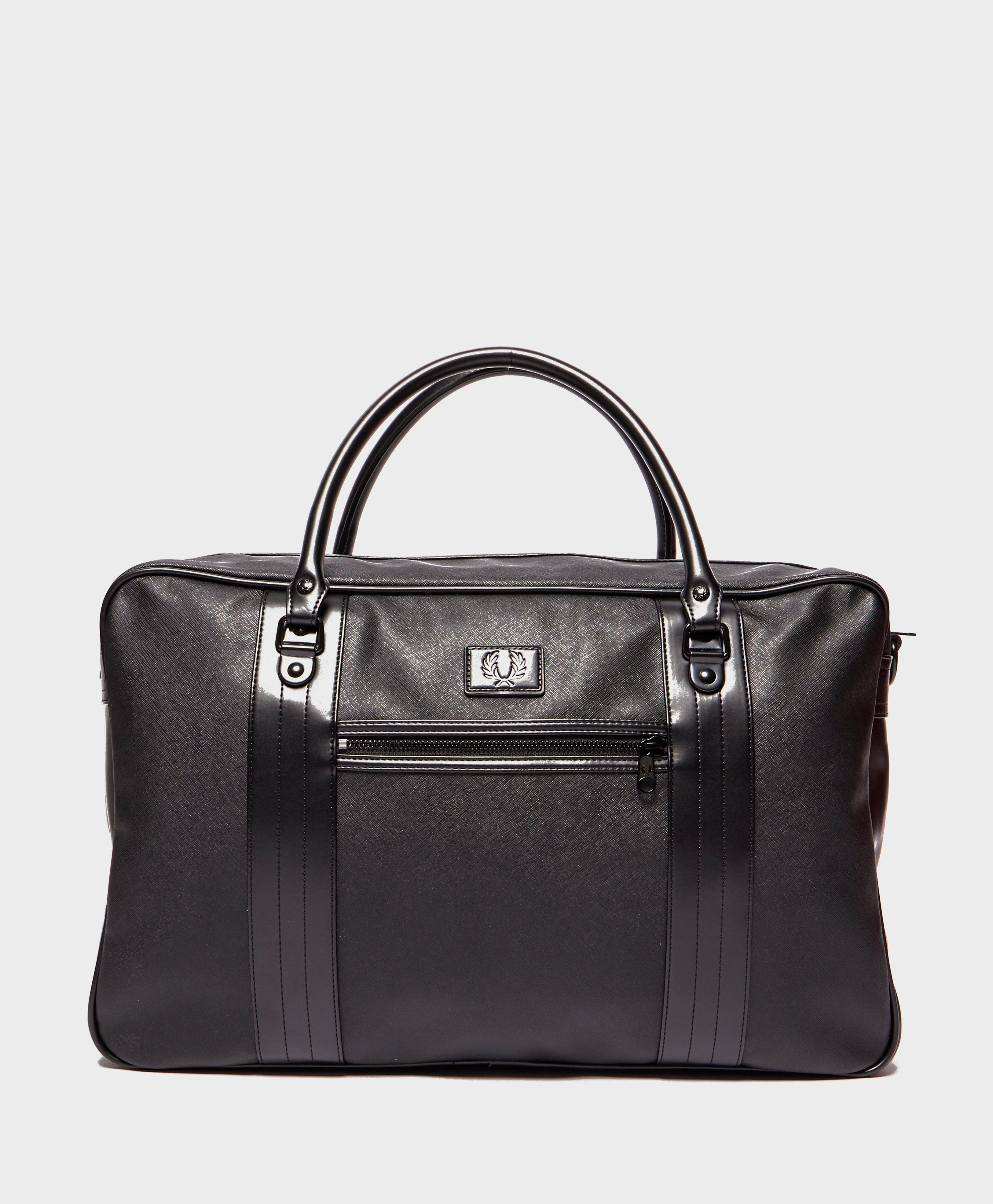 fred perry saffiano shoulder bag
