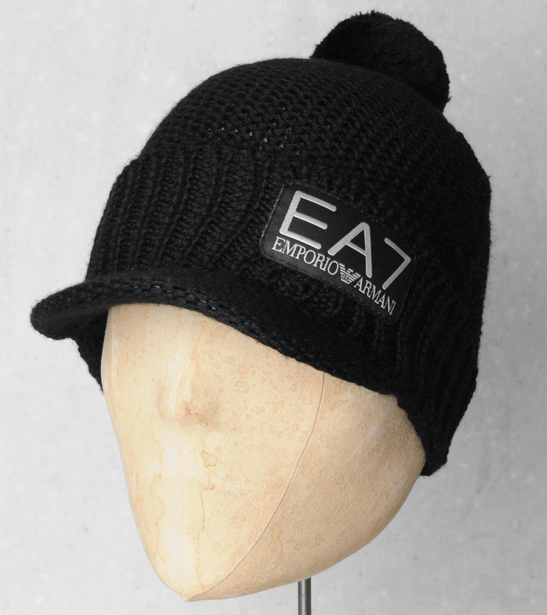 armani bobble hat mens