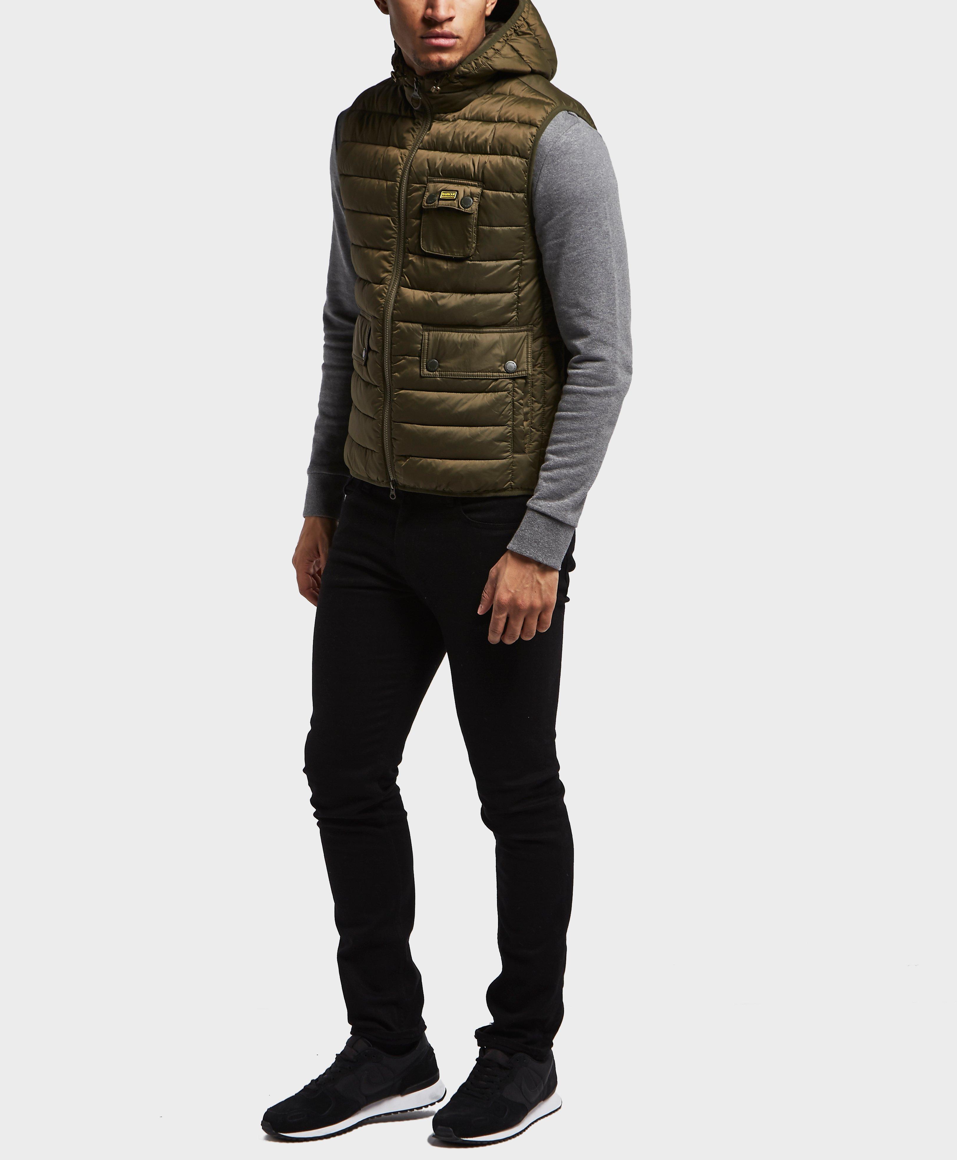 barbour international ouston padded gilet