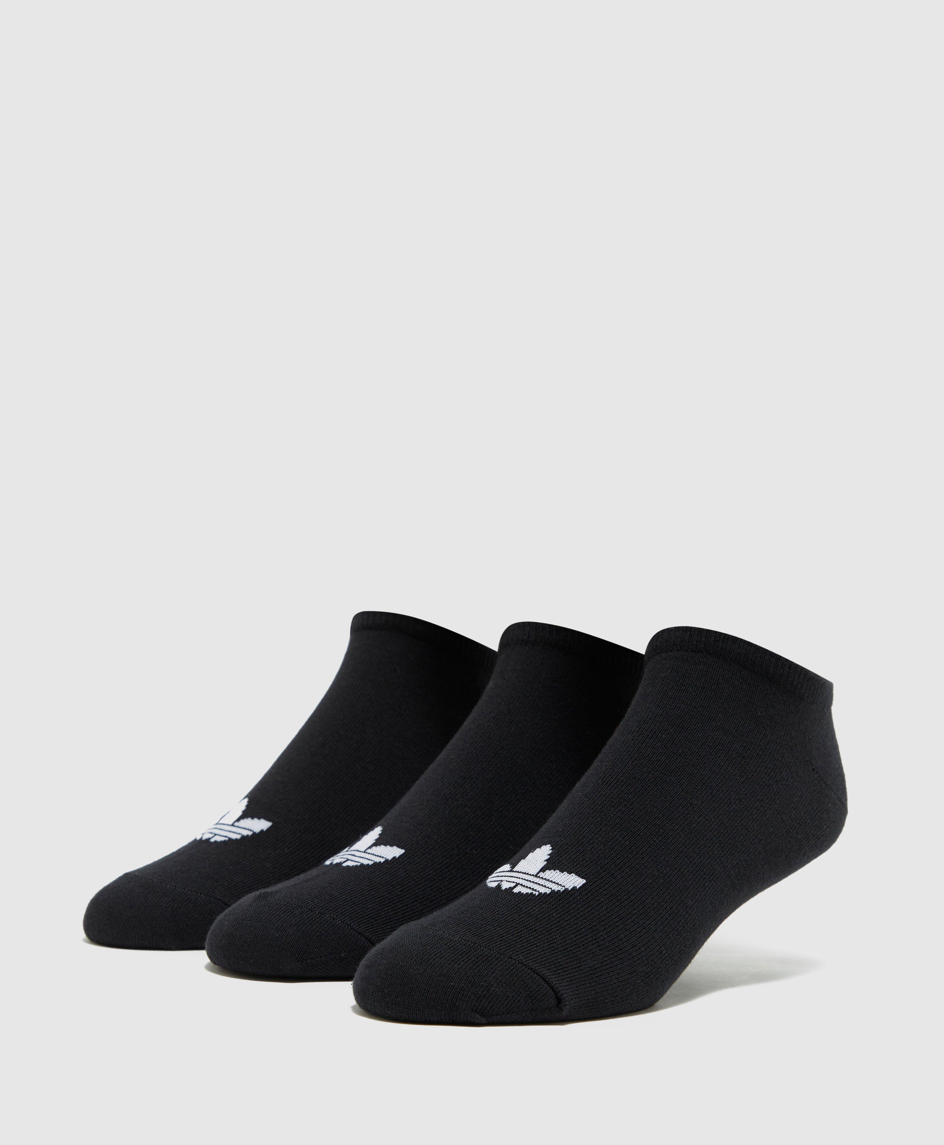 mens black adidas trainer socks