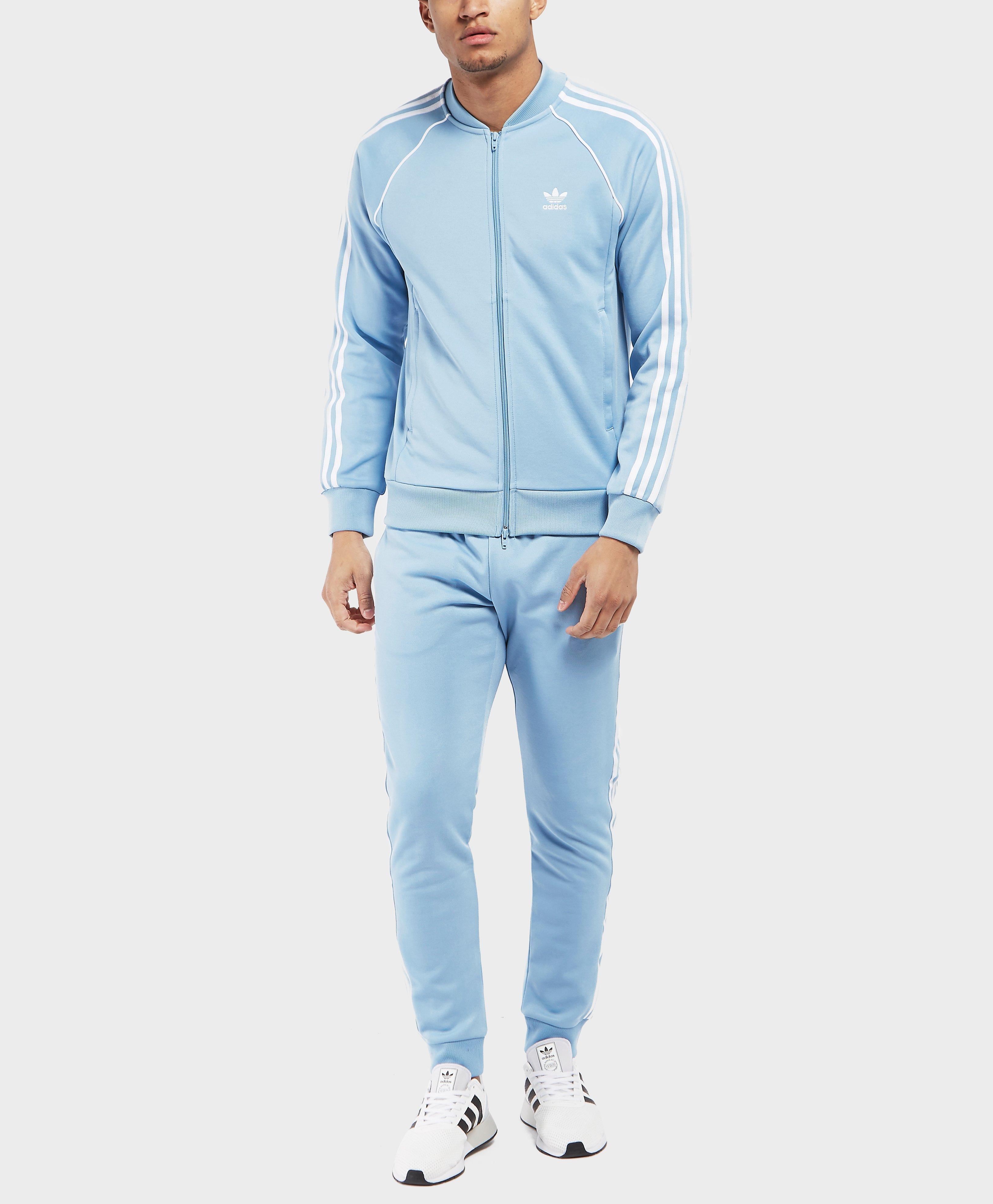 adidas ash blue track pants