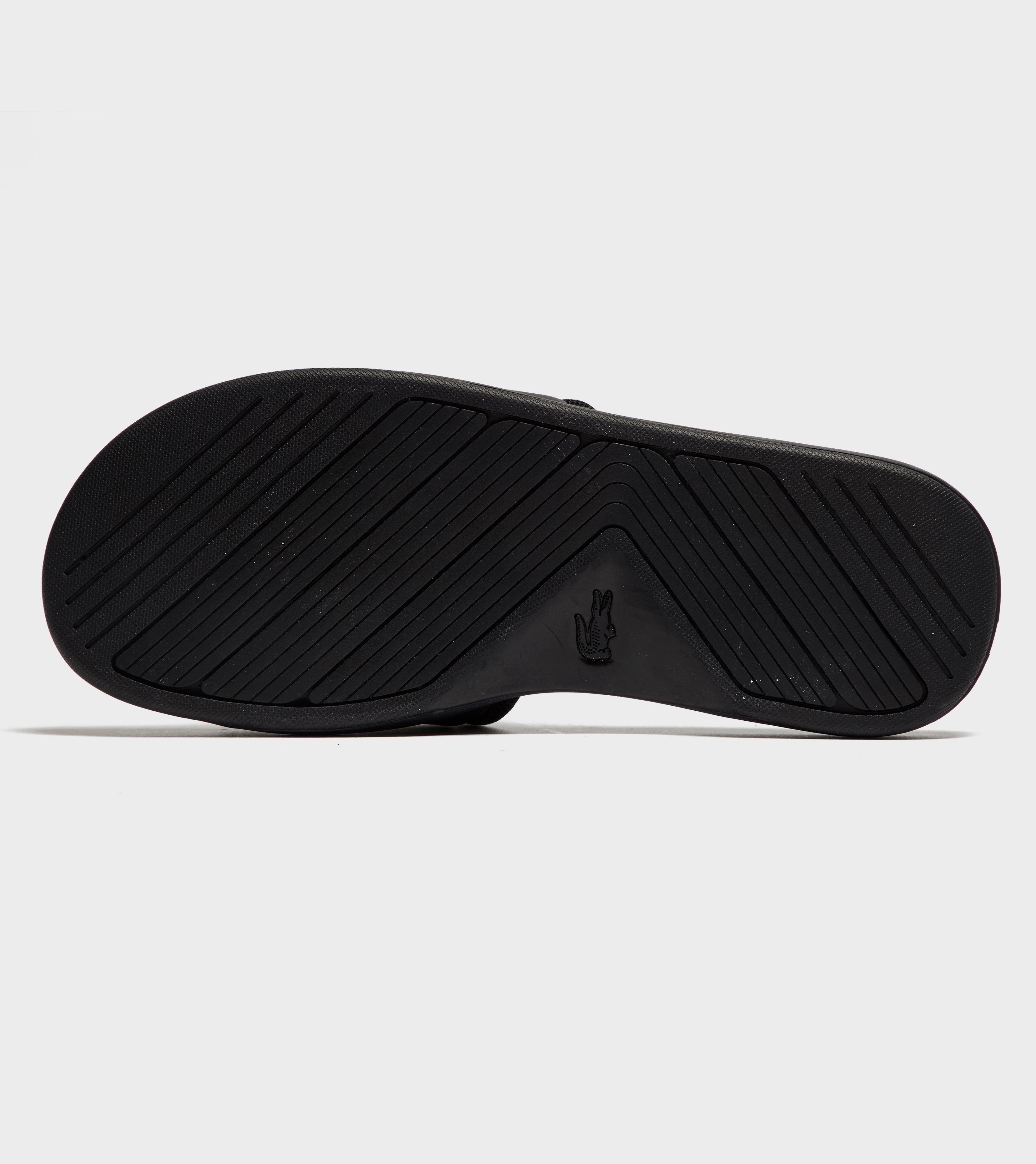 lacoste l30 slides black