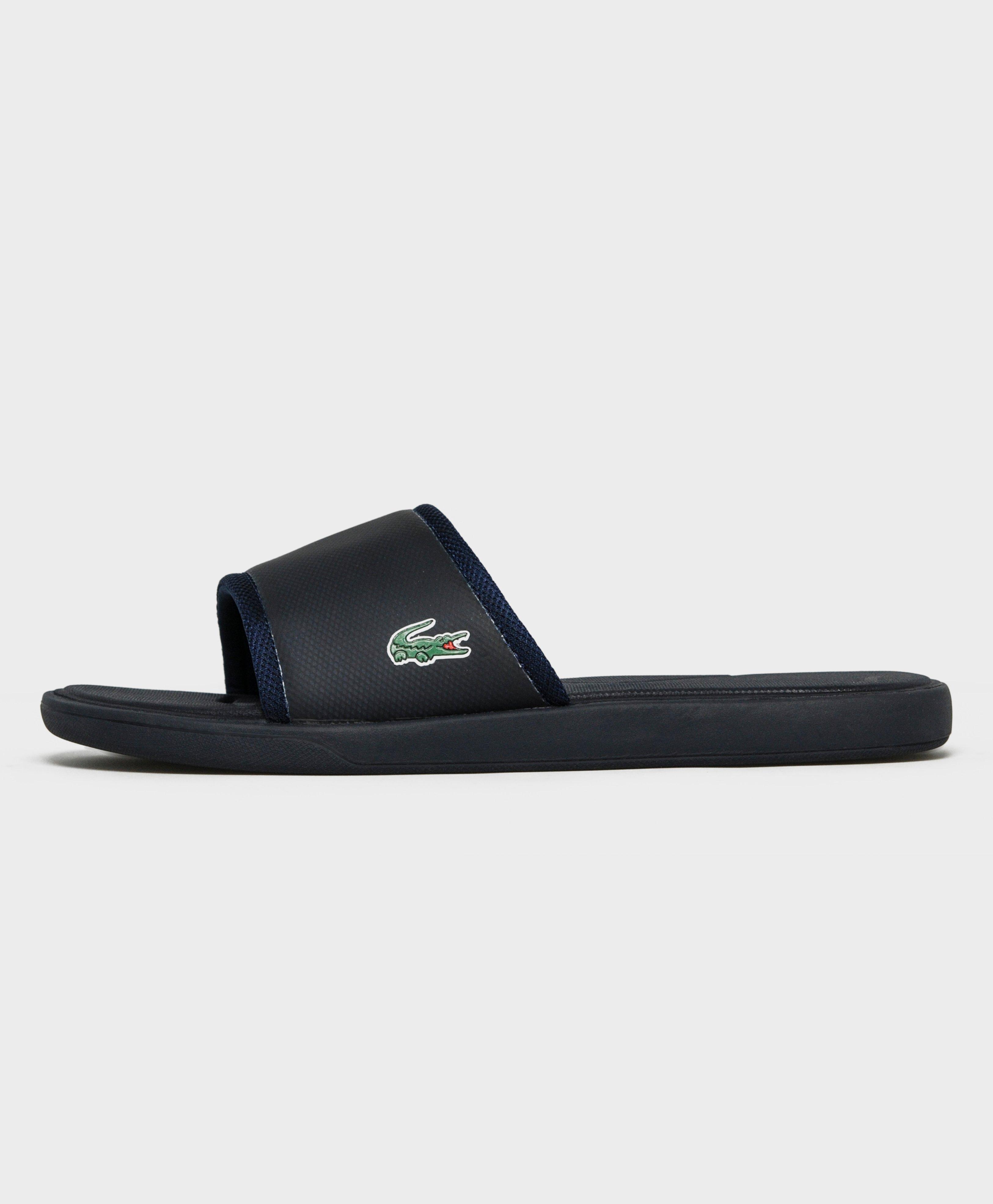 lacoste l30 slides grey