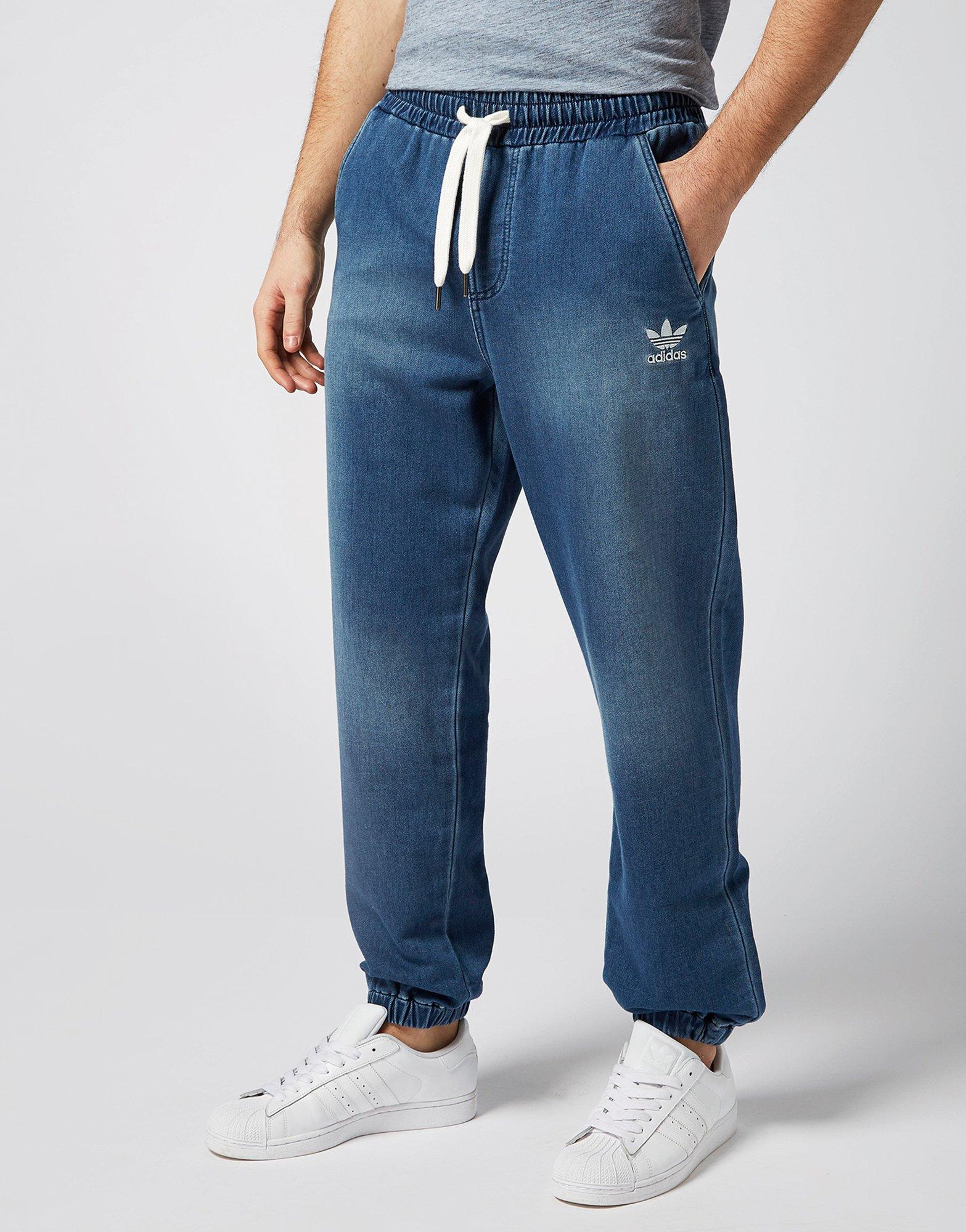 adidas denim joggers