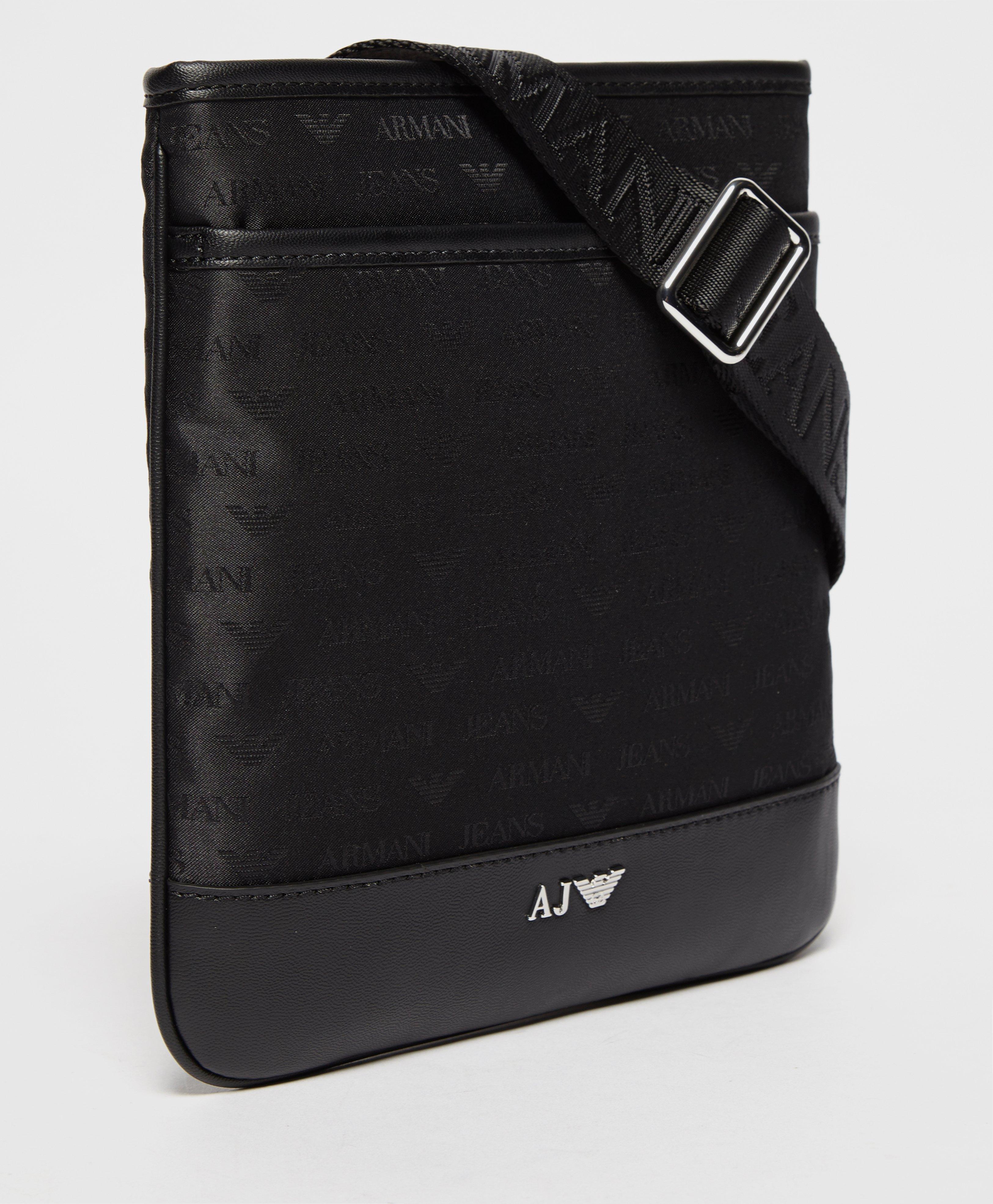 armani jeans small nylon pouch bag