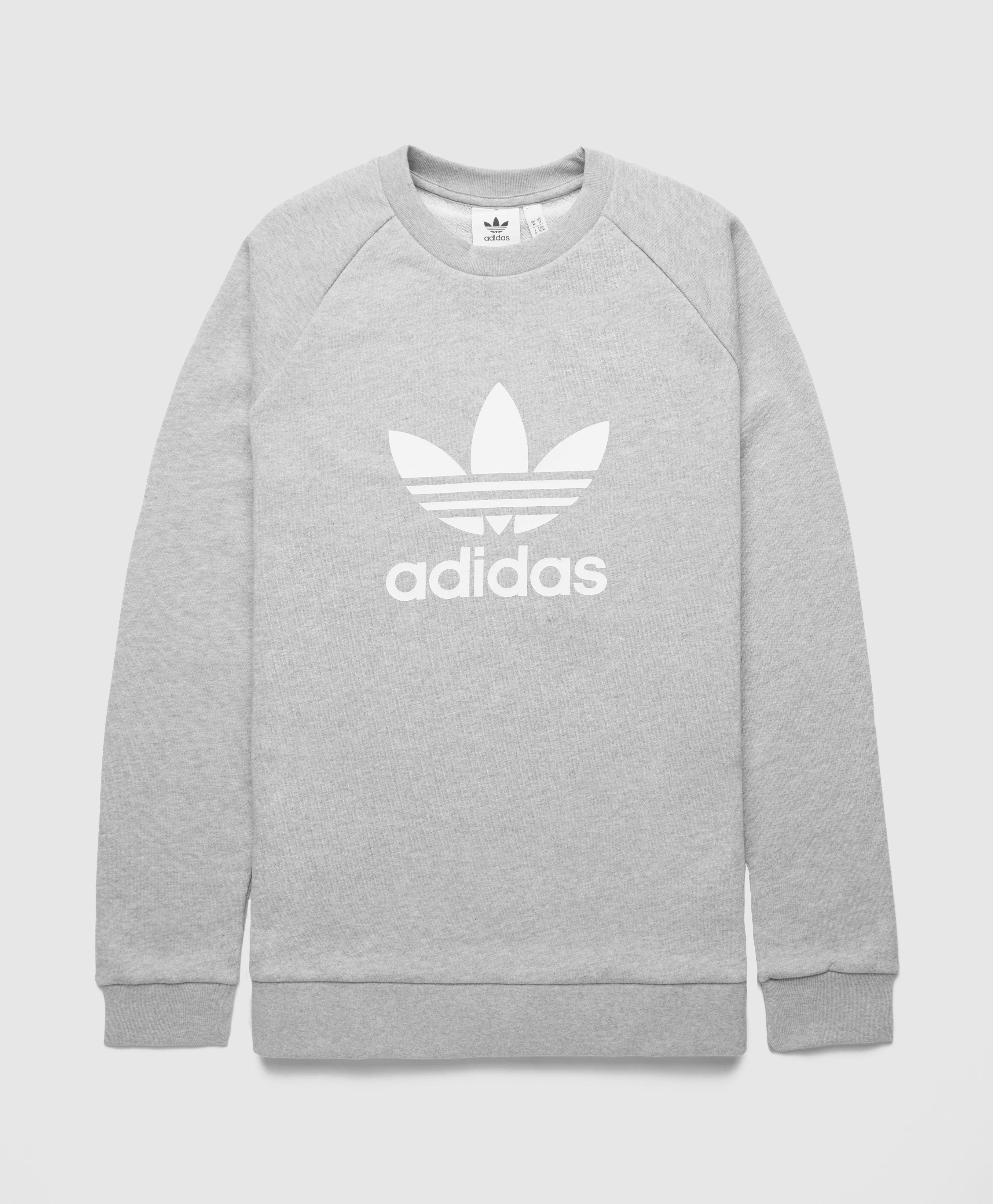 adidas classic trefoil crew sweatshirt