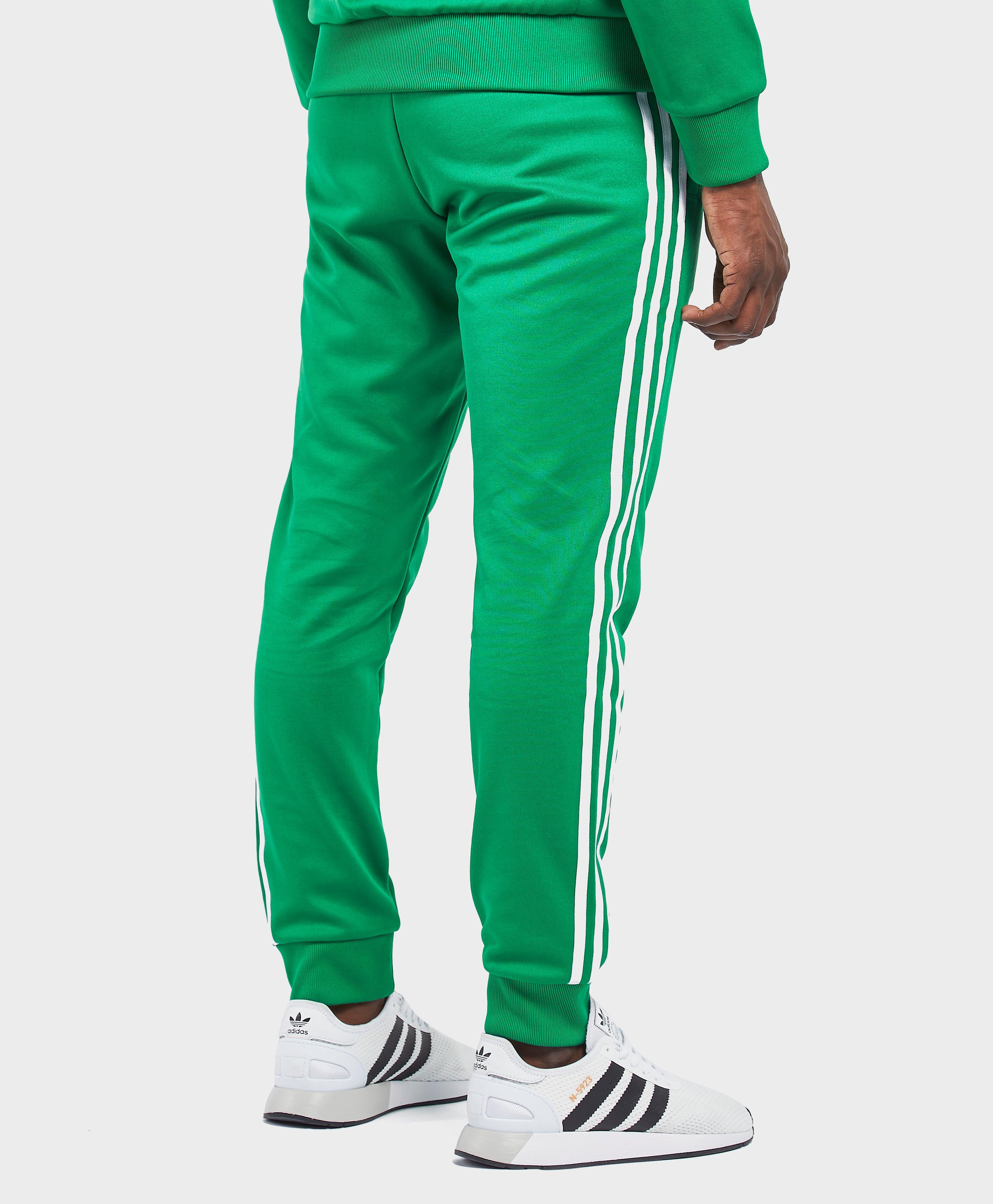 adidas superstar track pants green