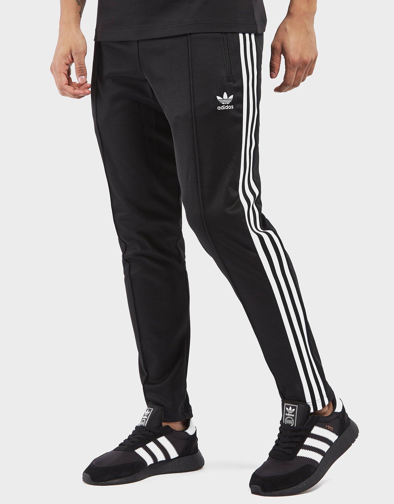 adidas beckenbauer cuffed track pants