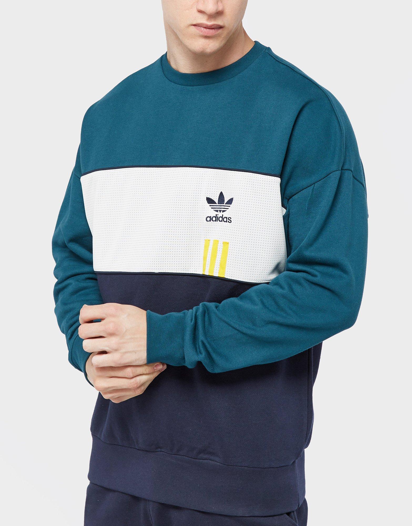 adidas originals id96 crew sweatshirt