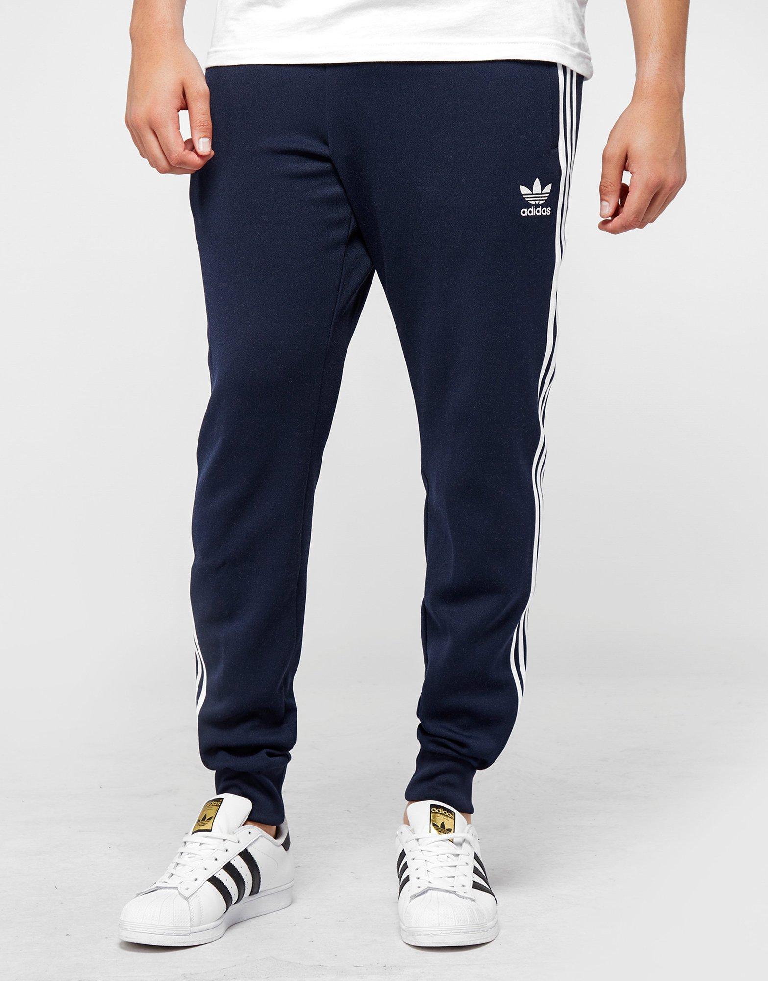 adidas originals navy track pants