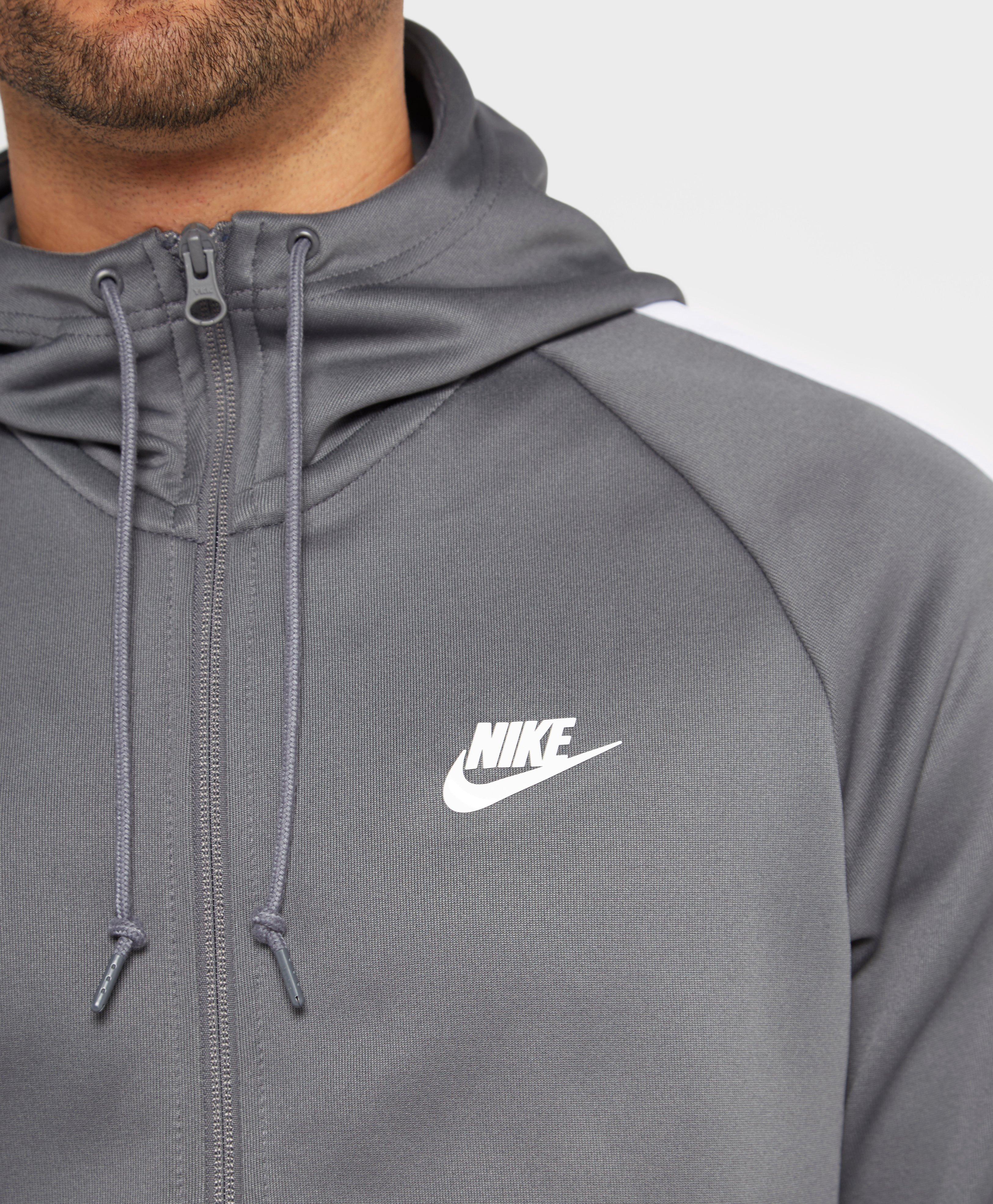 nike grey poly tracksuit