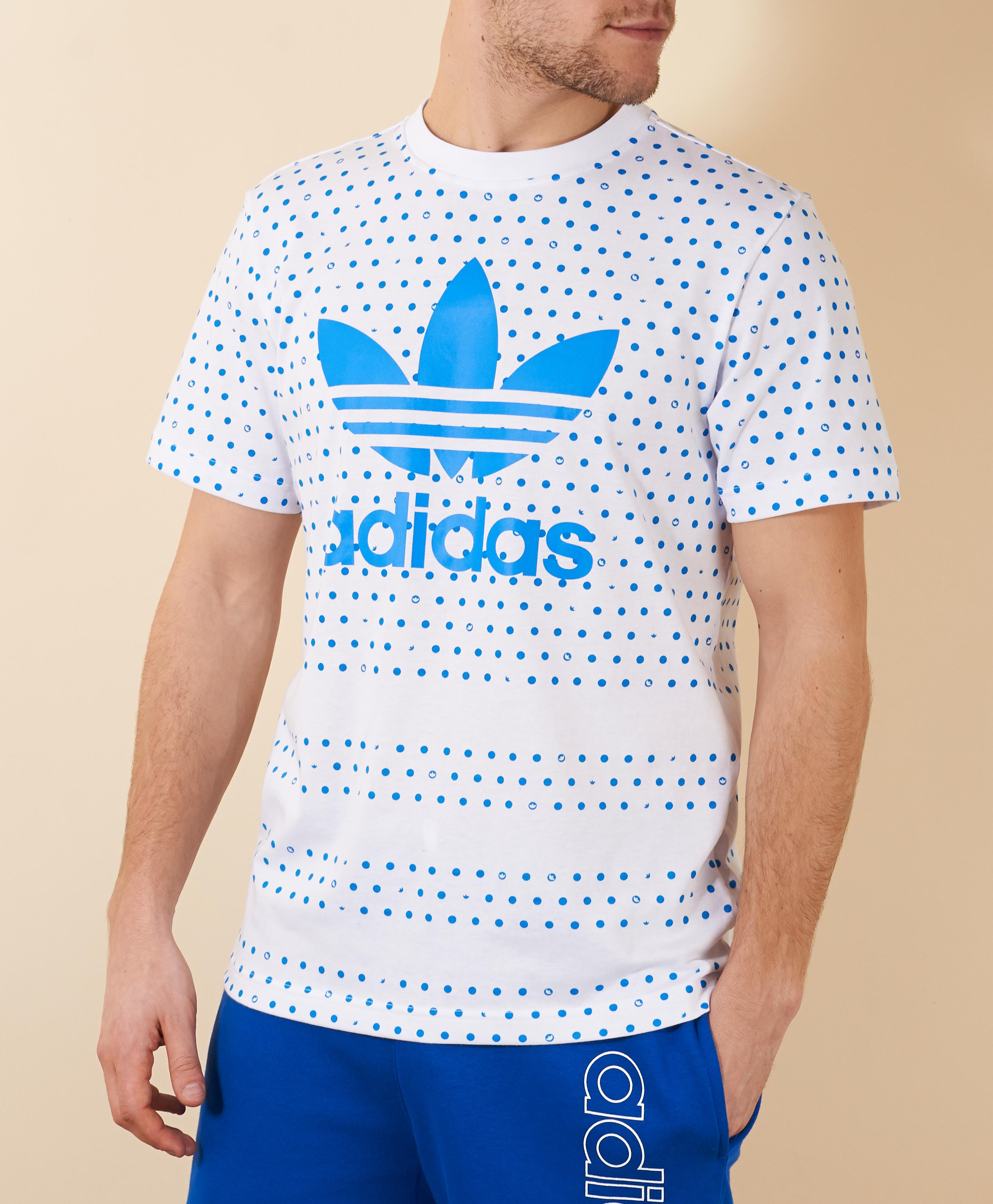 adidas polka dot t shirt
