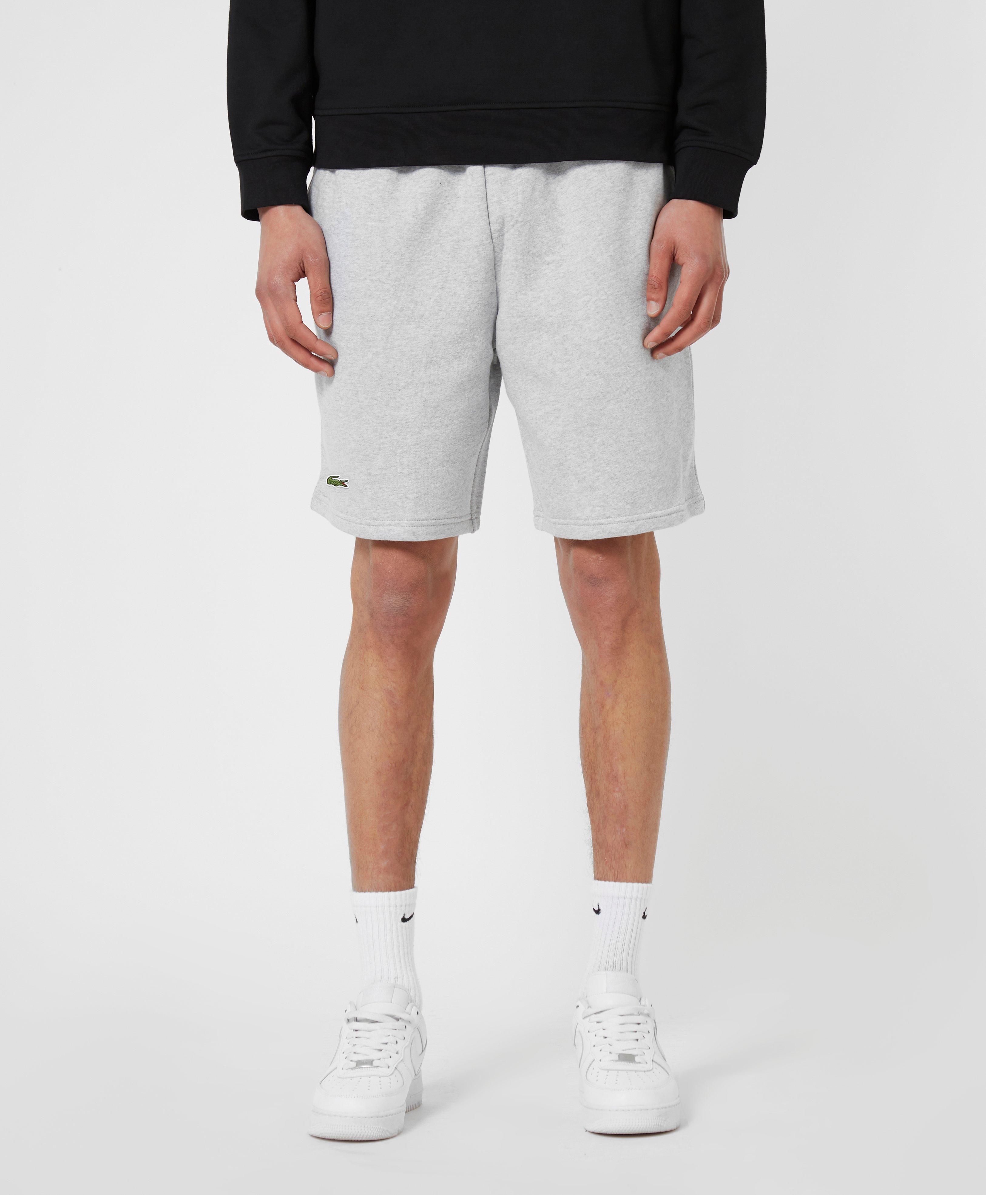 Grey Lacoste Fleece Core Shorts 