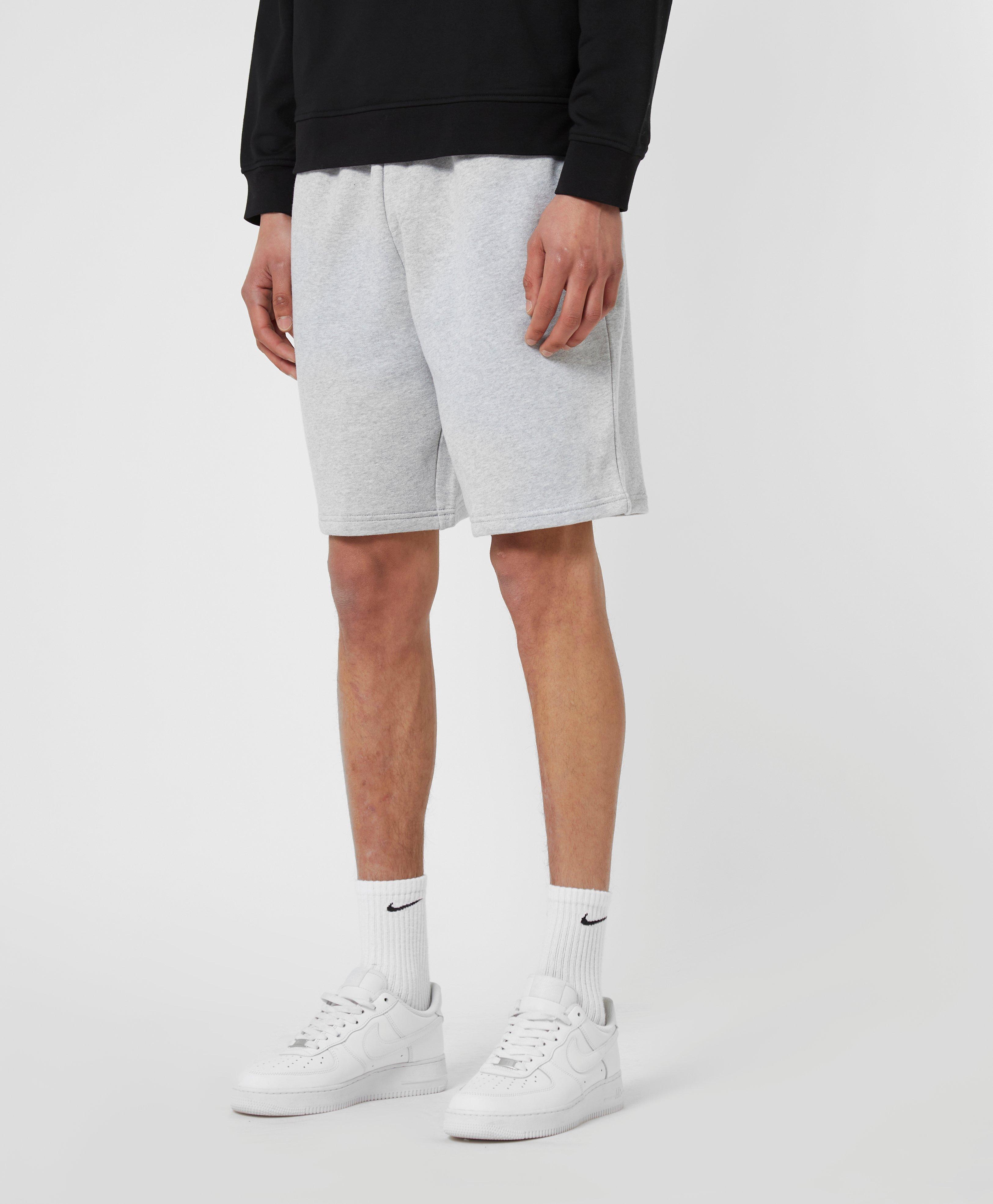 Grey Lacoste Fleece Core Shorts 