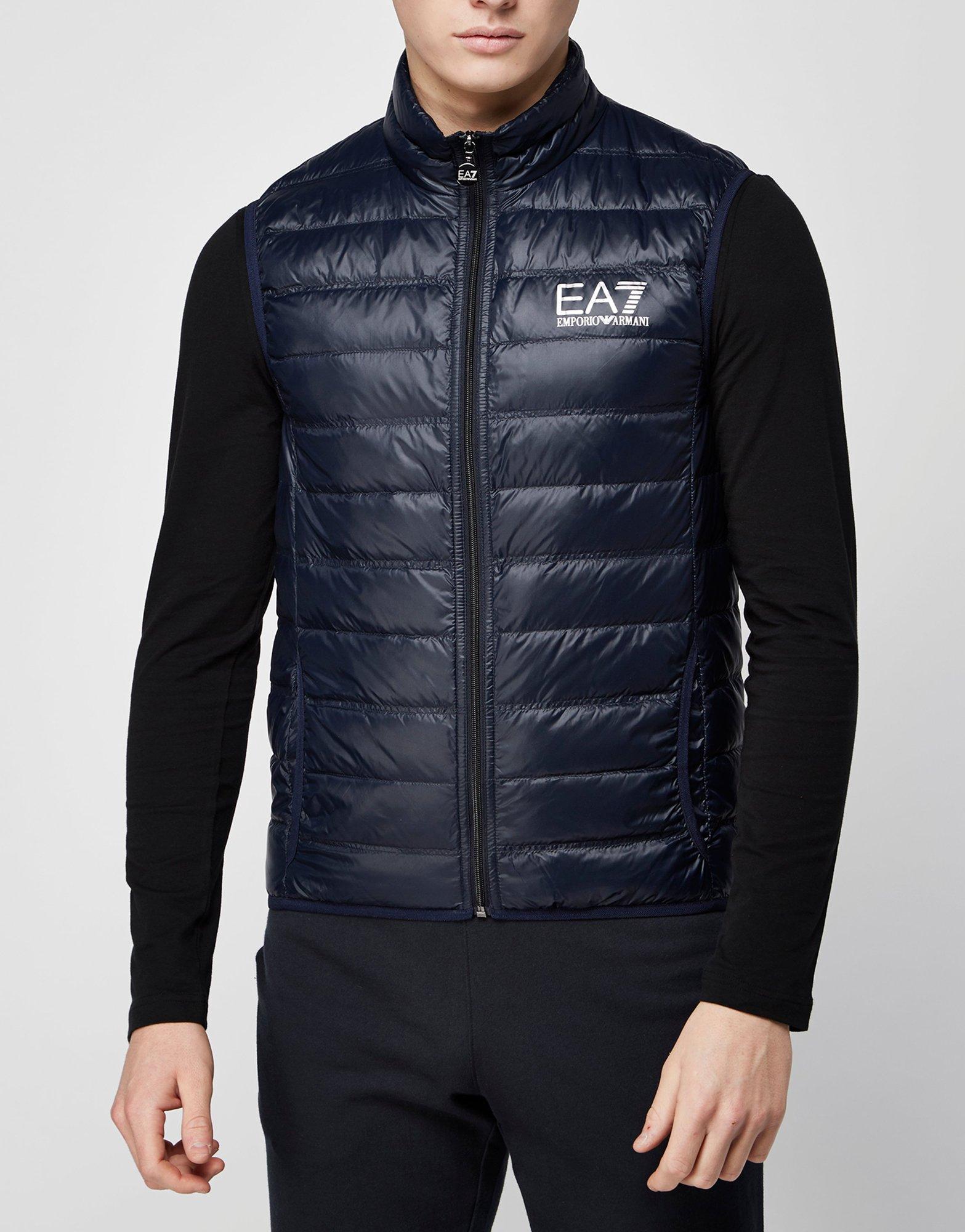 emporio armani ea7 bubble padded gilet