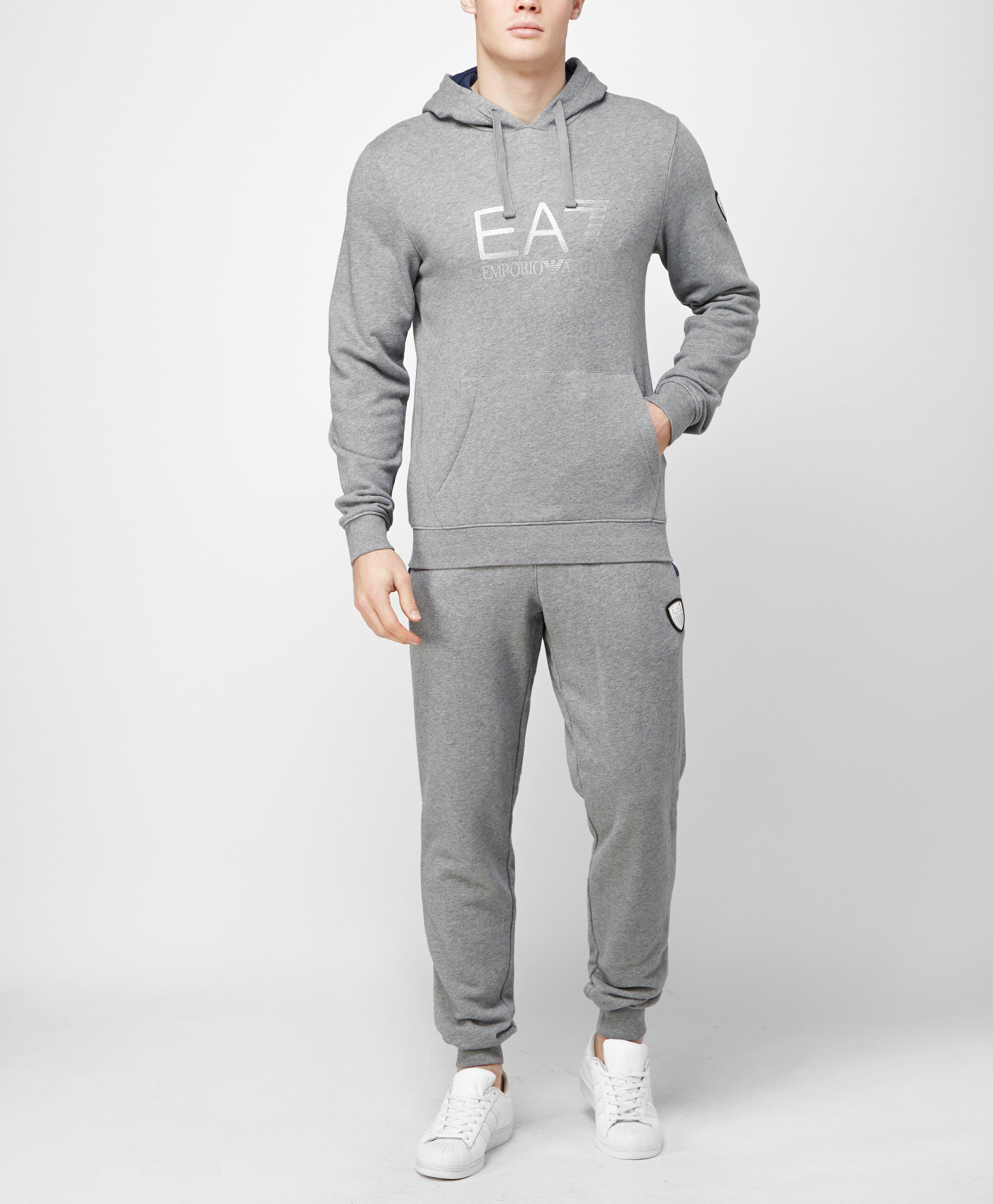 emporio armani ea7 overhead hooded tracksuit