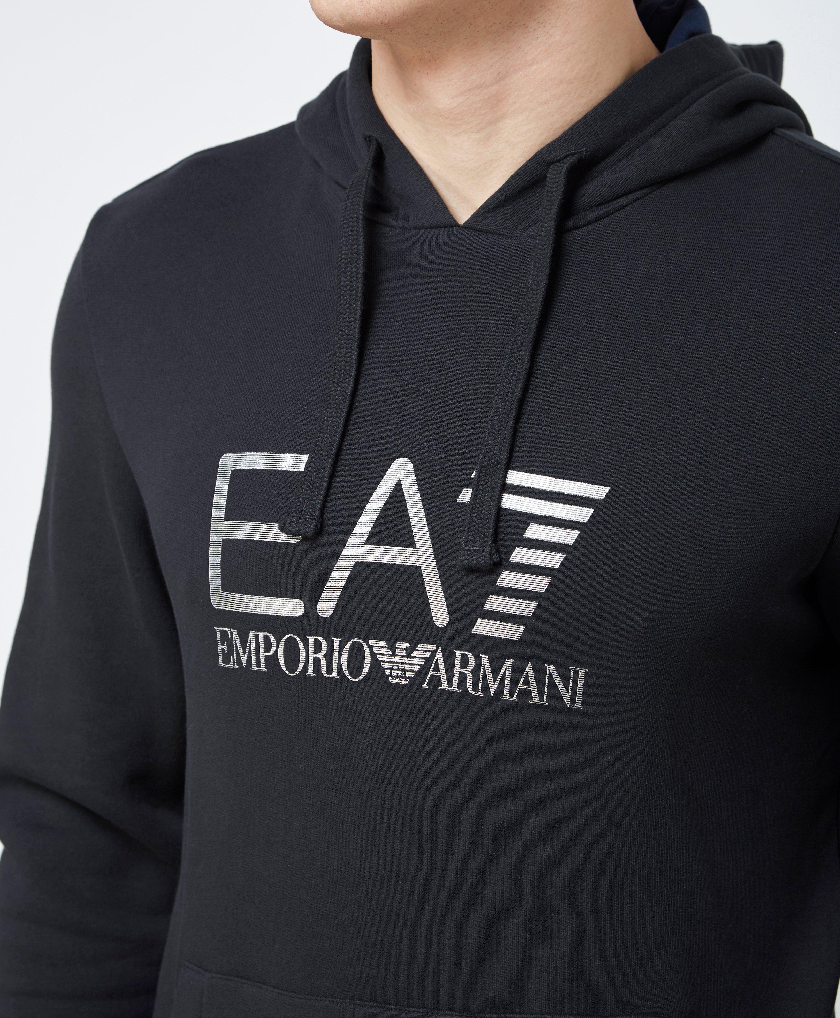 emporio armani ea7 overhead hooded tracksuit