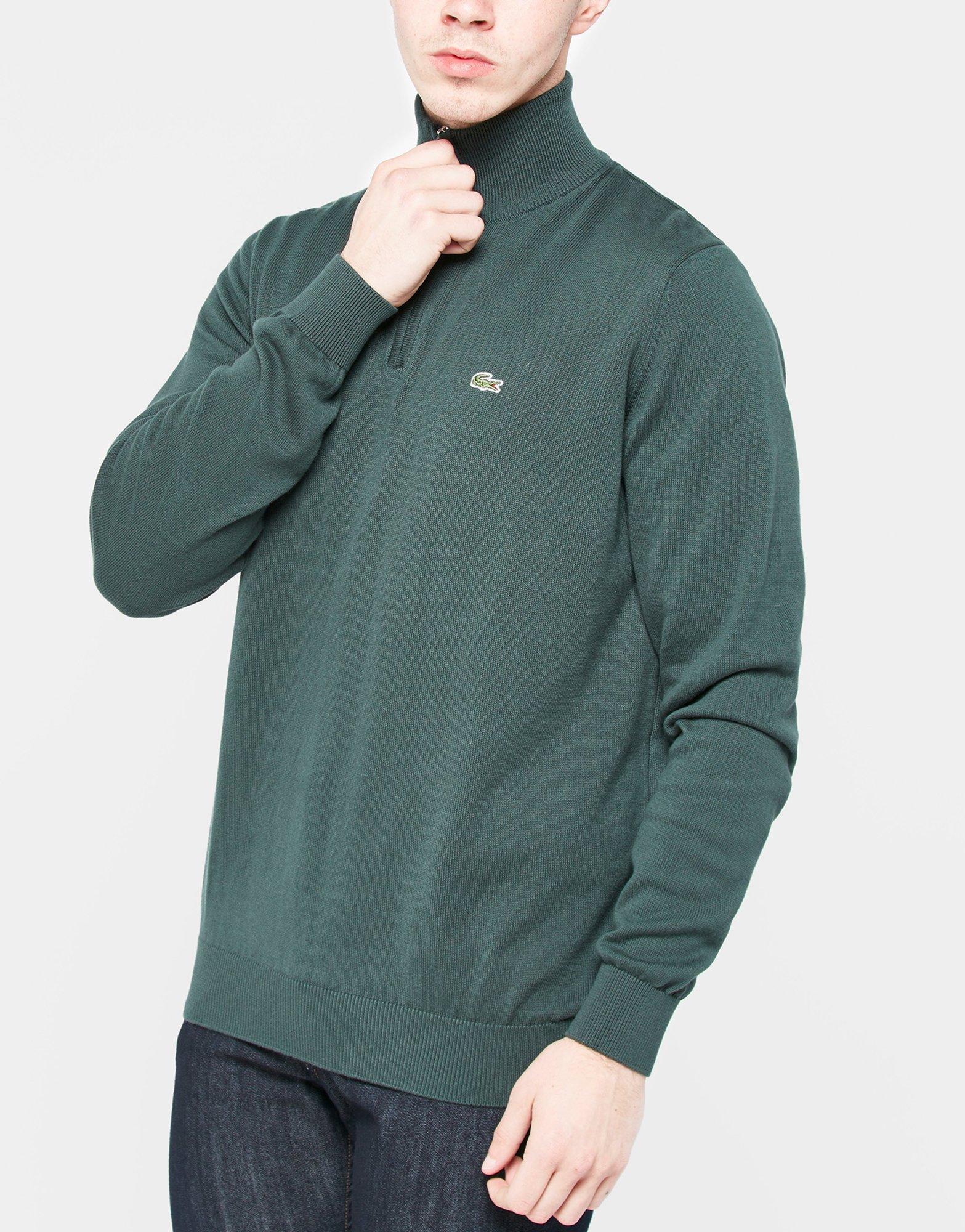 half zip lacoste jumper