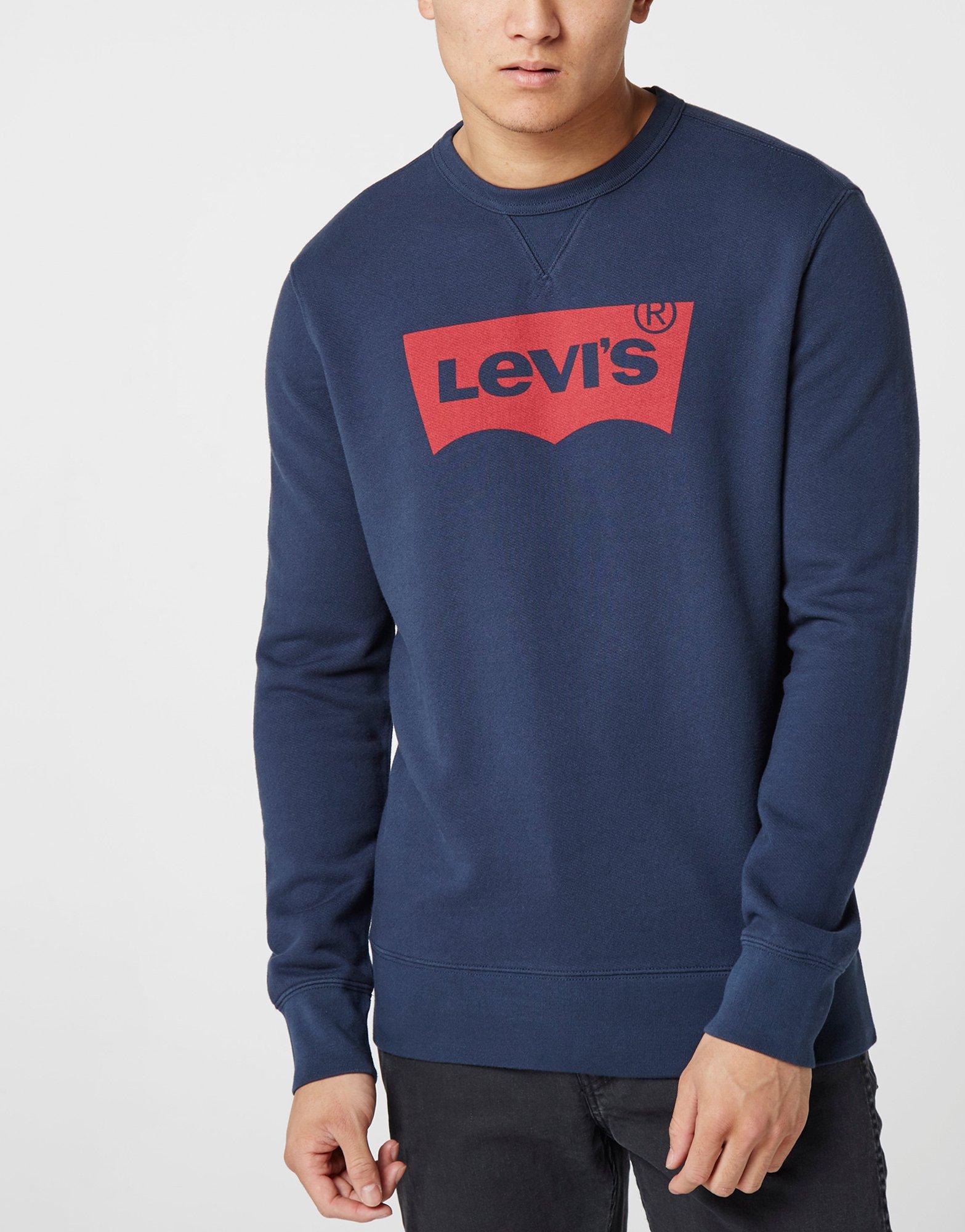 levis batwing crew sweatshirt