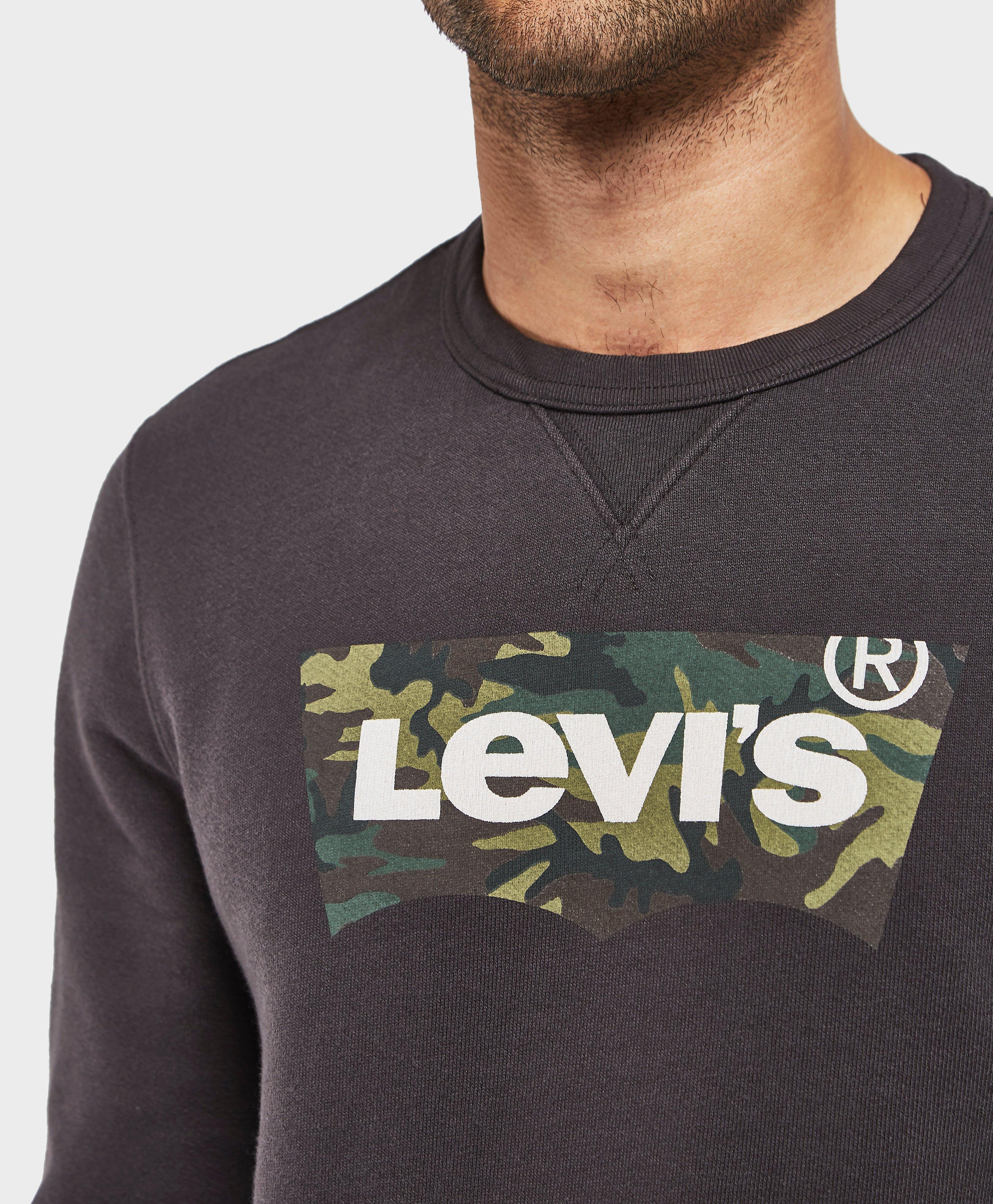 levi camo sweatshirt