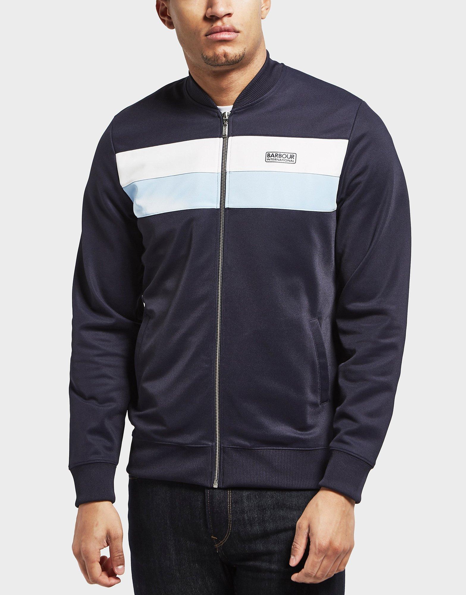 barbour track top
