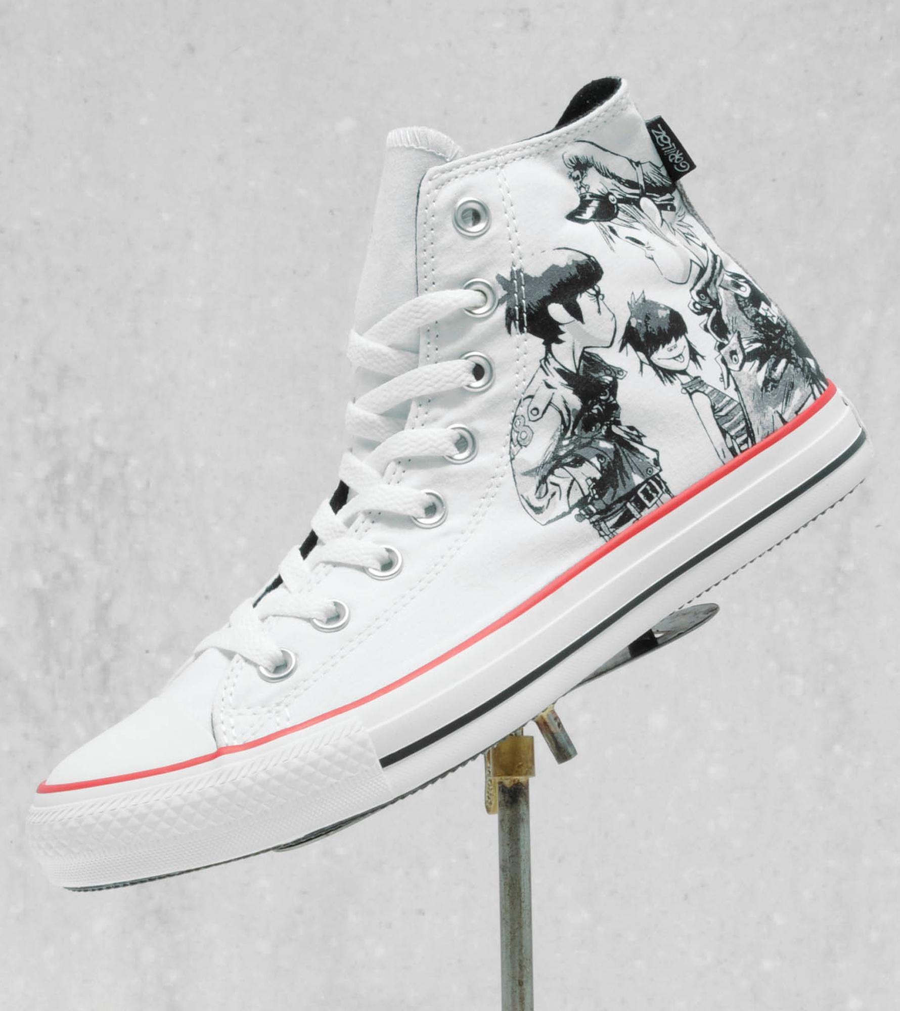 converse x gorillaz