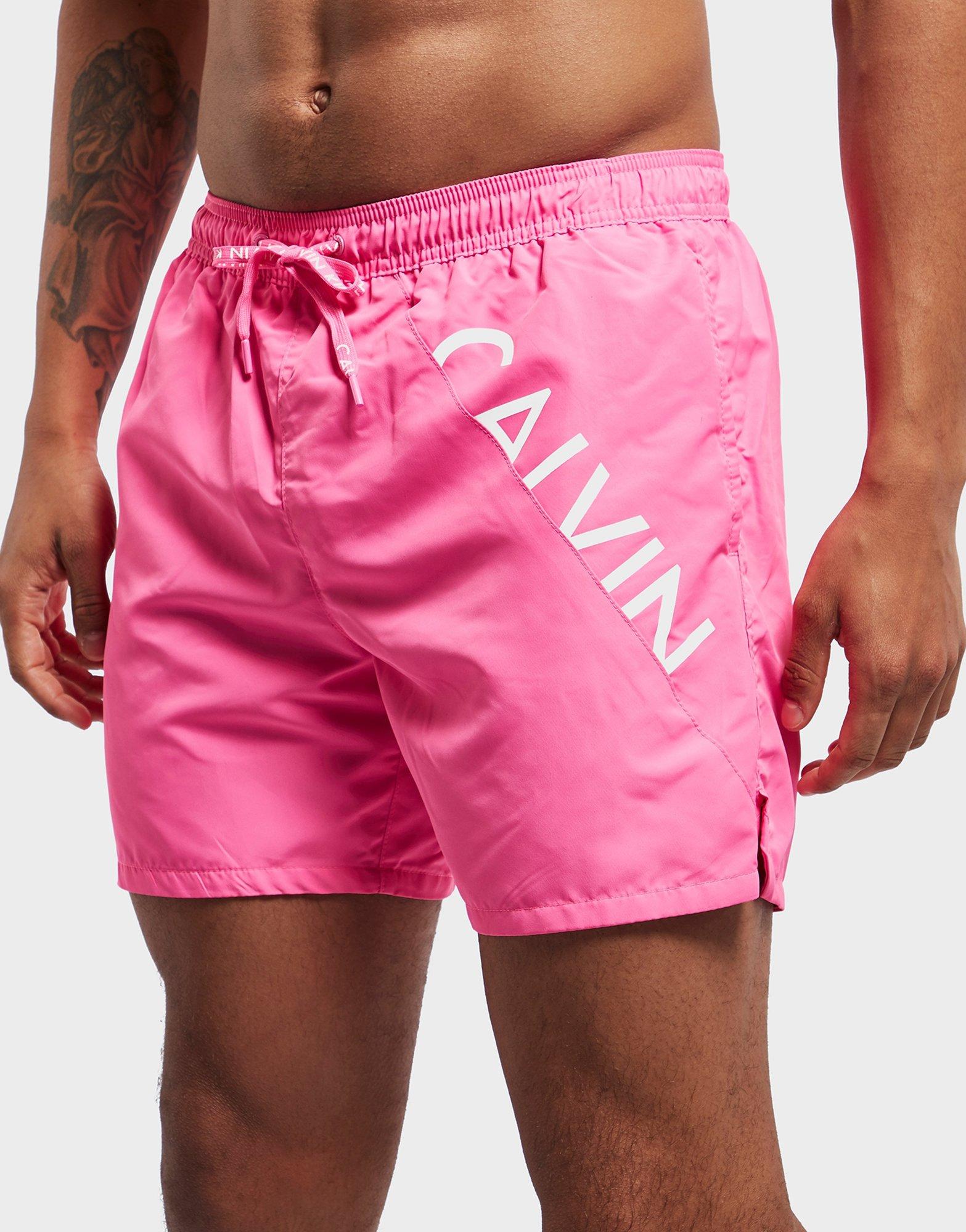 calvin klein shorts pink