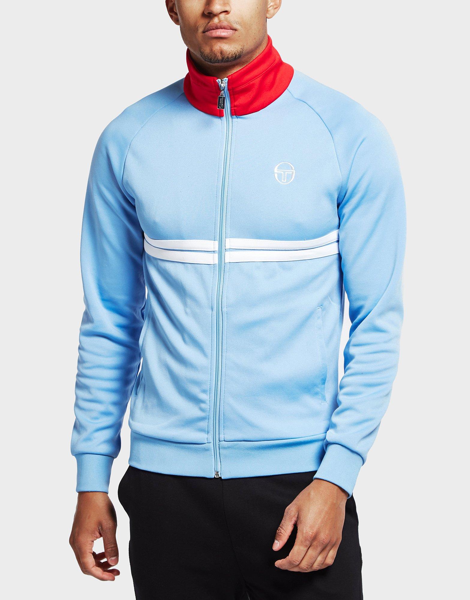 light blue sergio tacchini track top