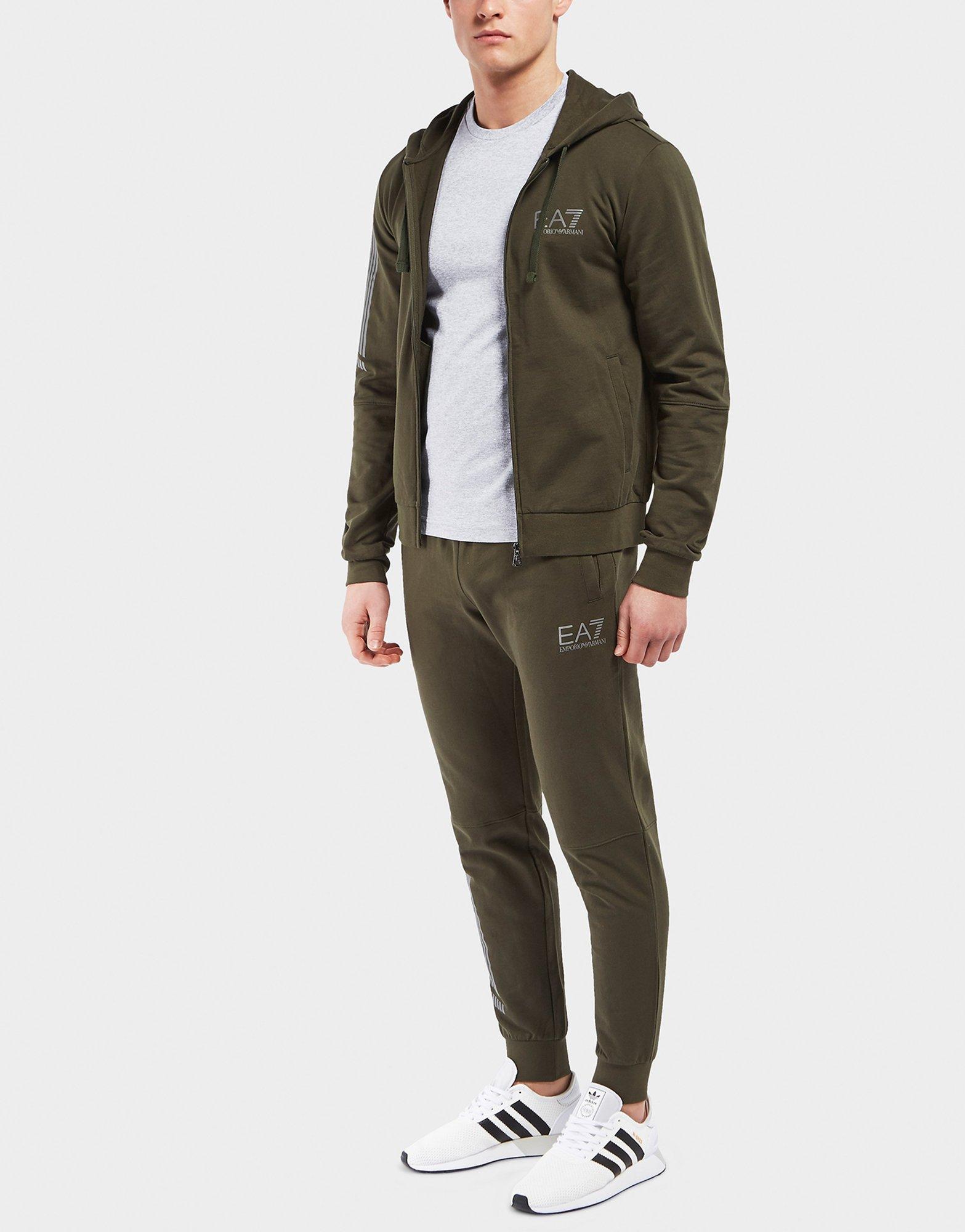 ea7 tracksuit khaki