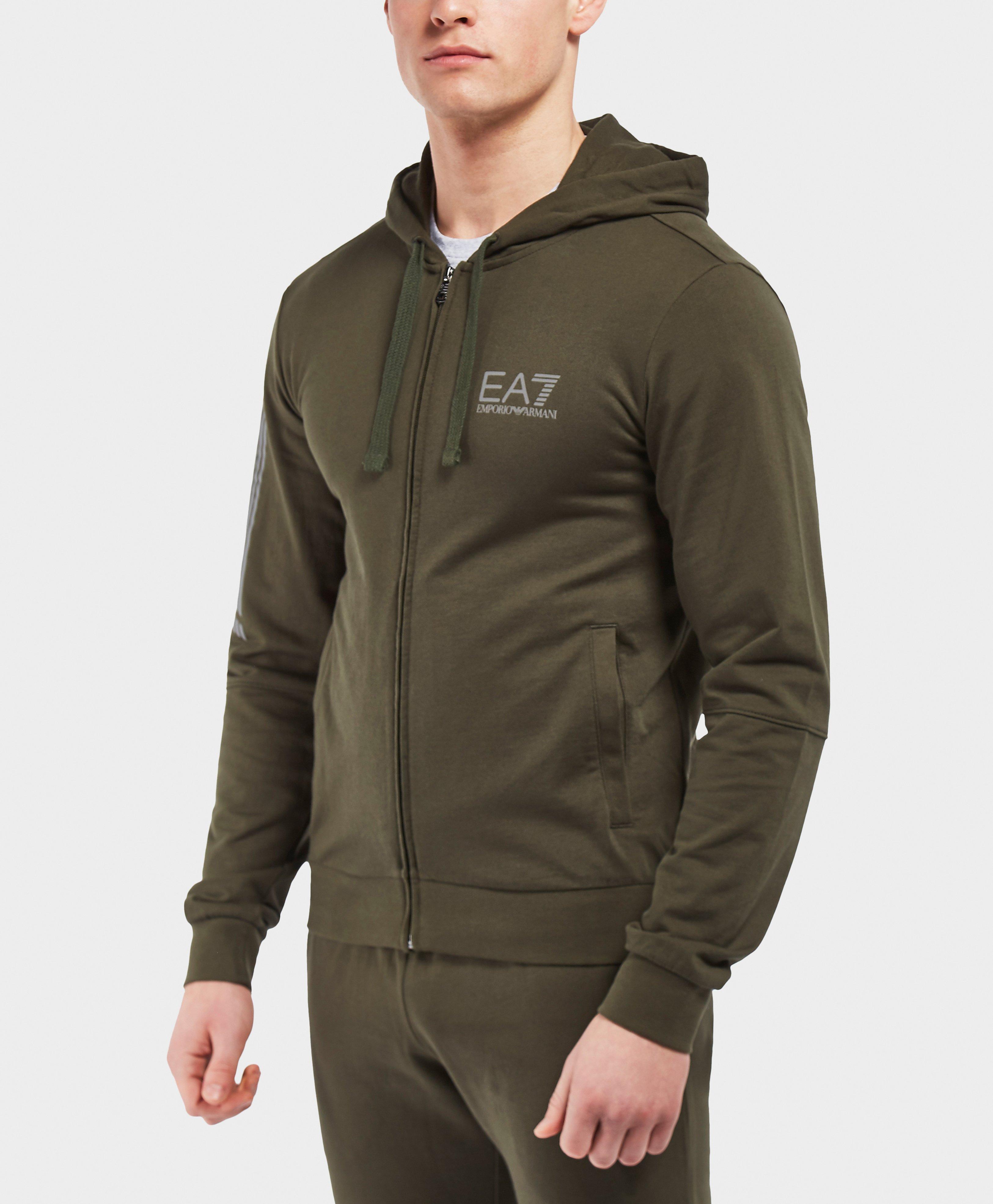 ea7 7 lines fleece tracksuit