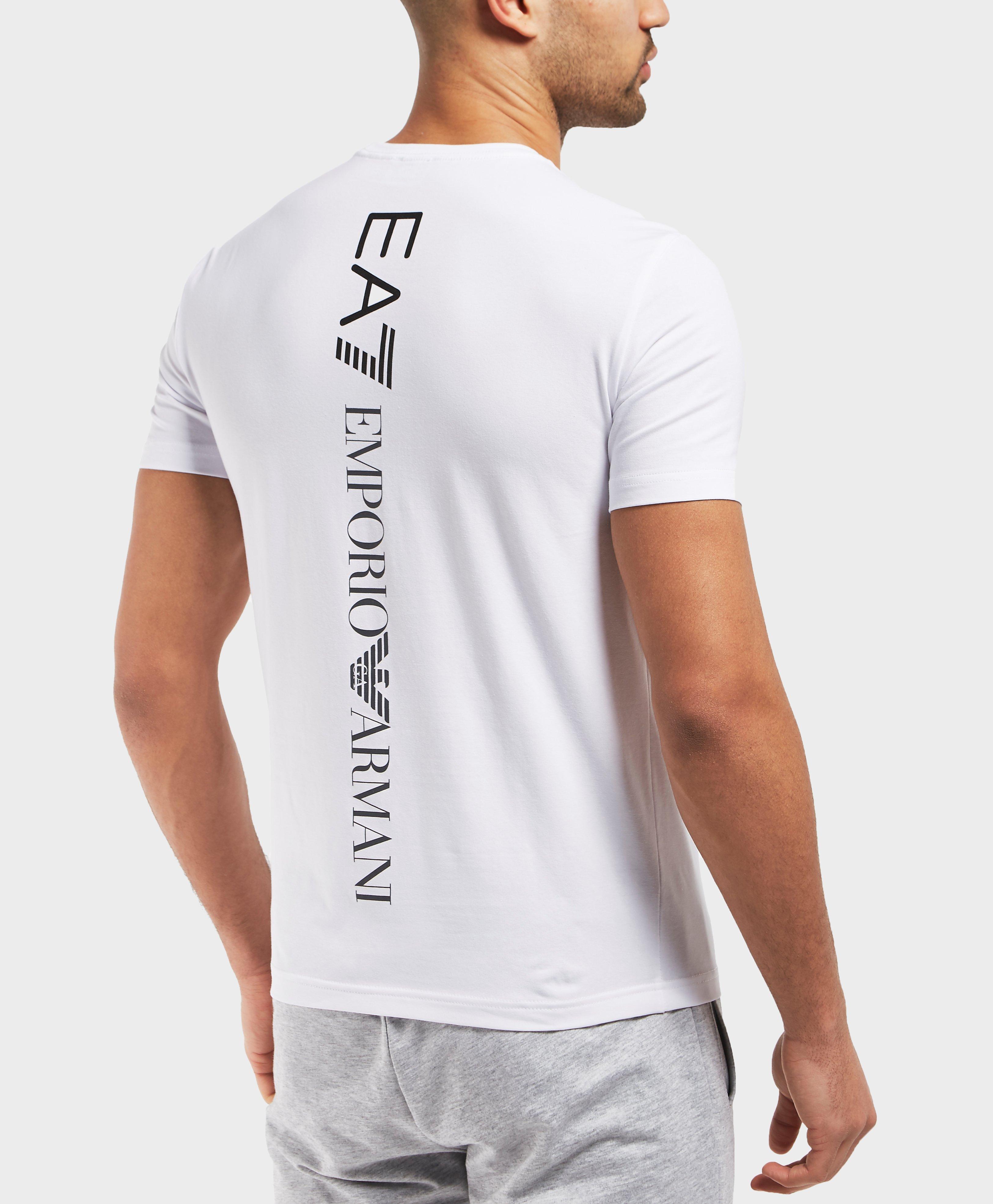 ea7 back logo t shirt
