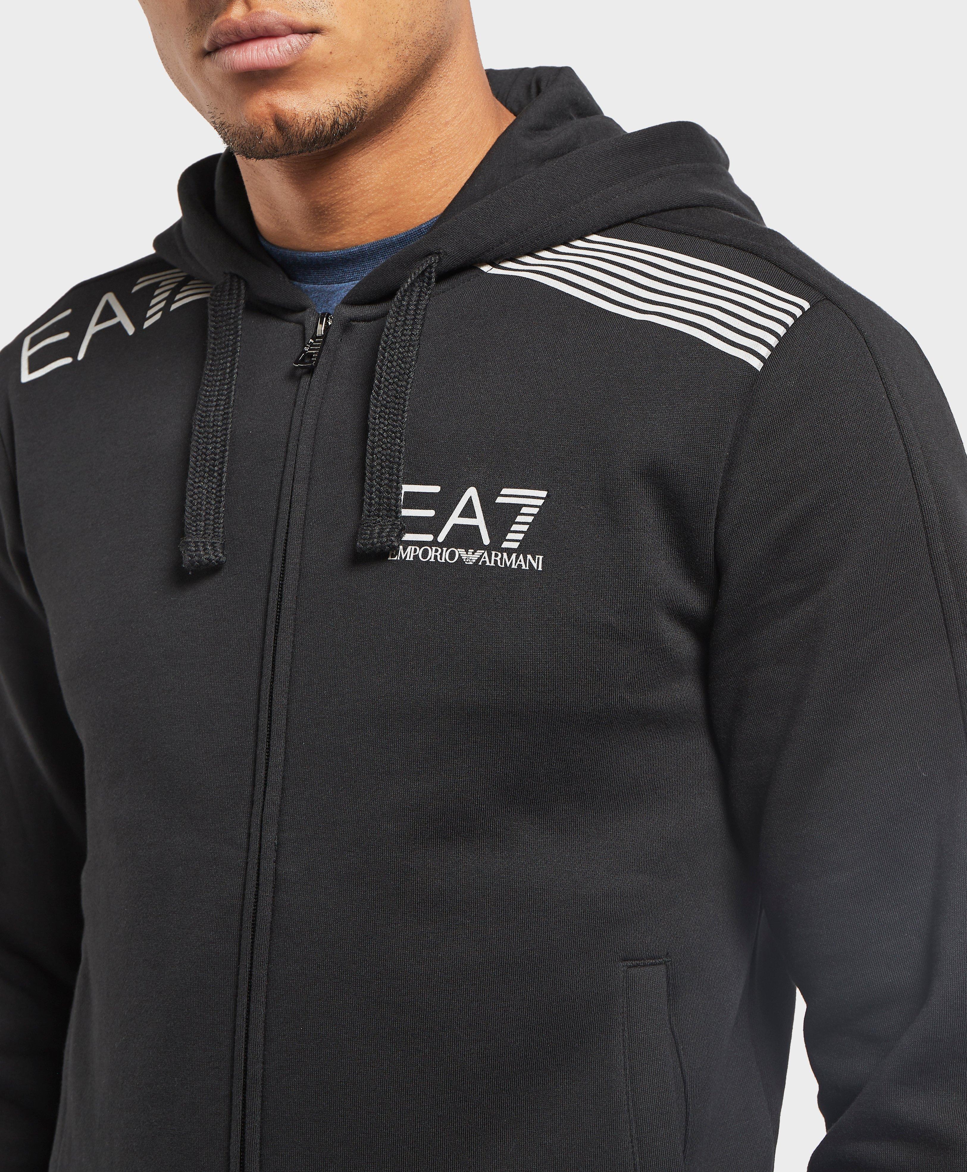 ea7 logo hoodie