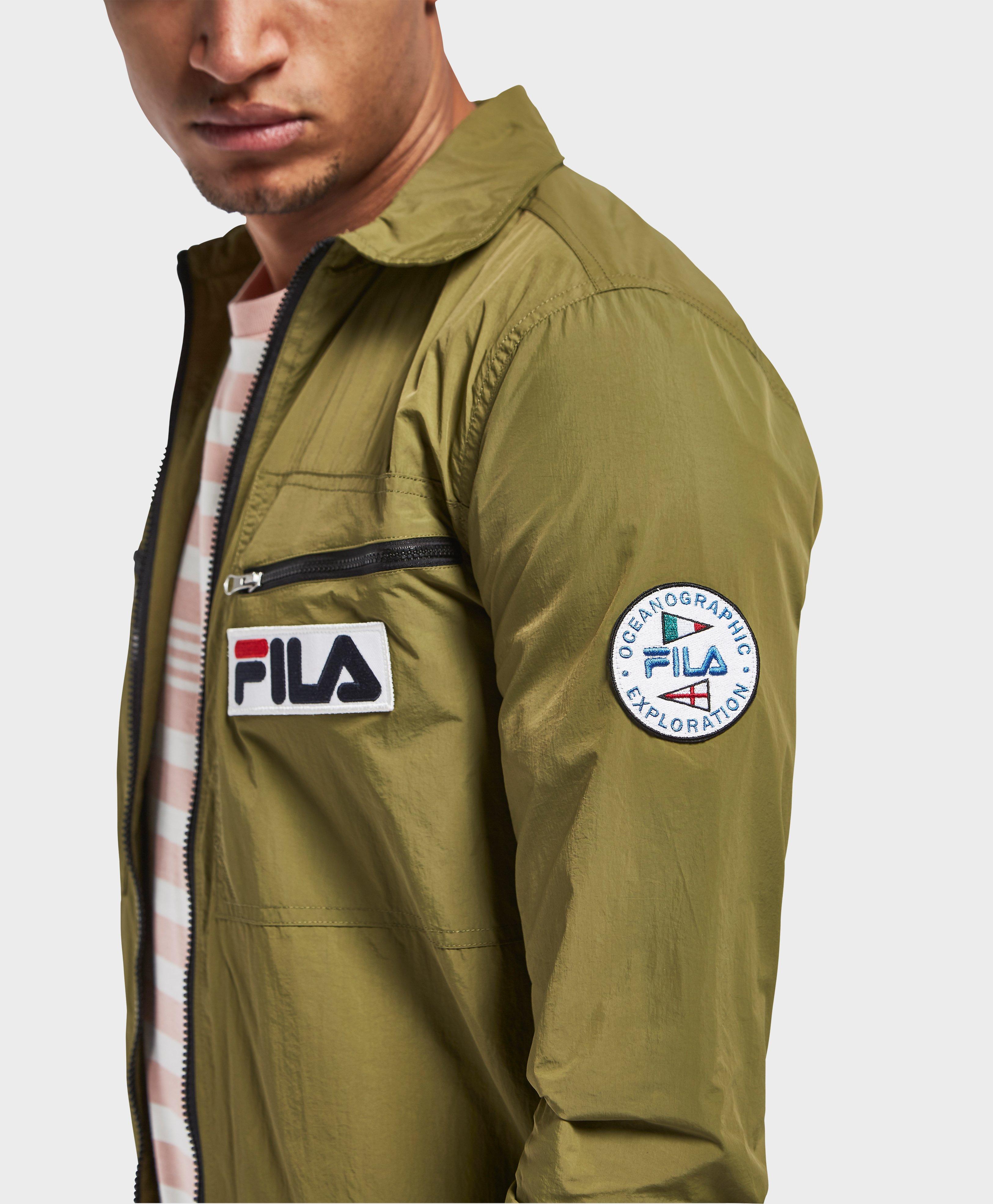 fila condor long sleeve overshirt
