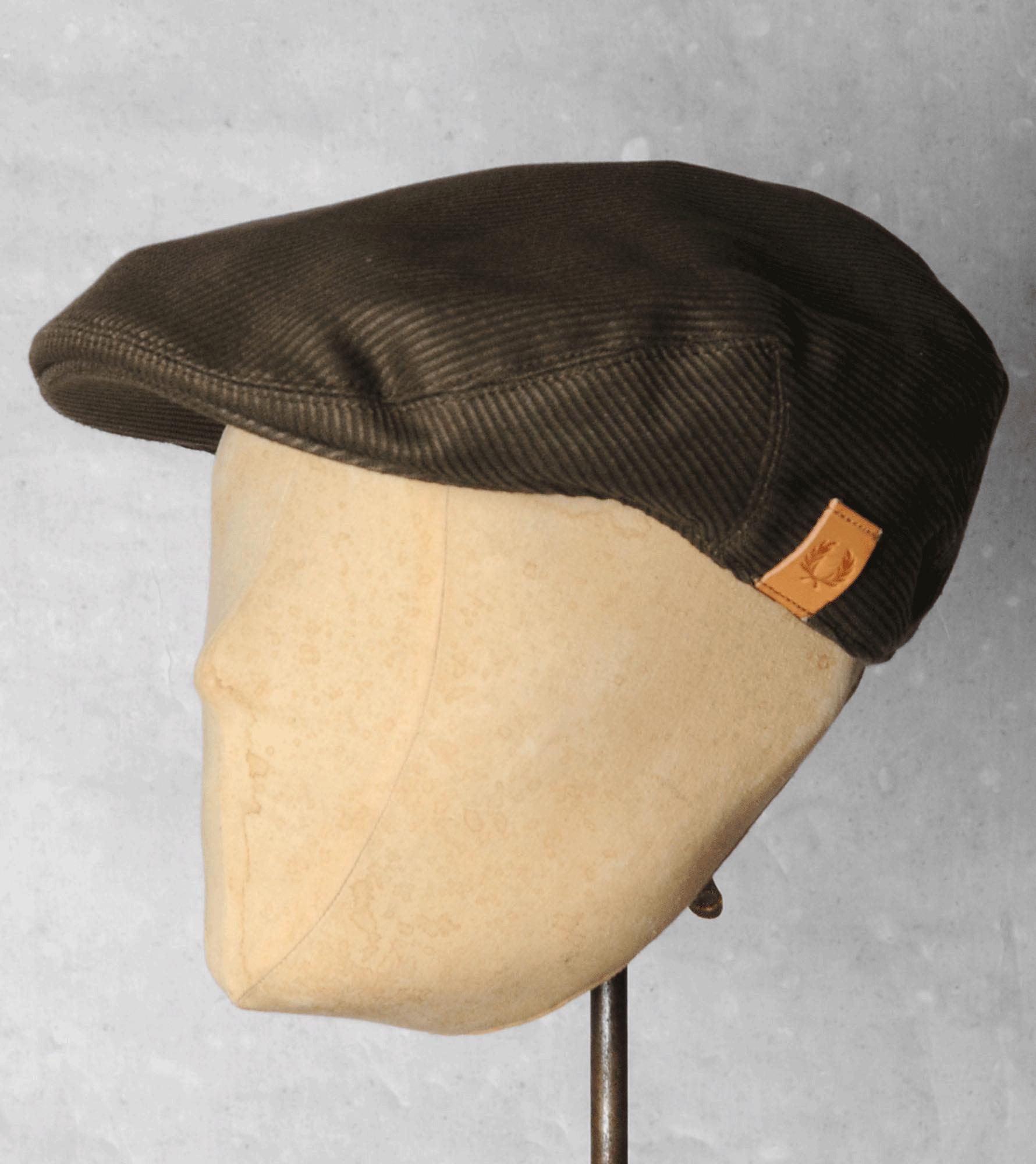 barbour cord flat cap