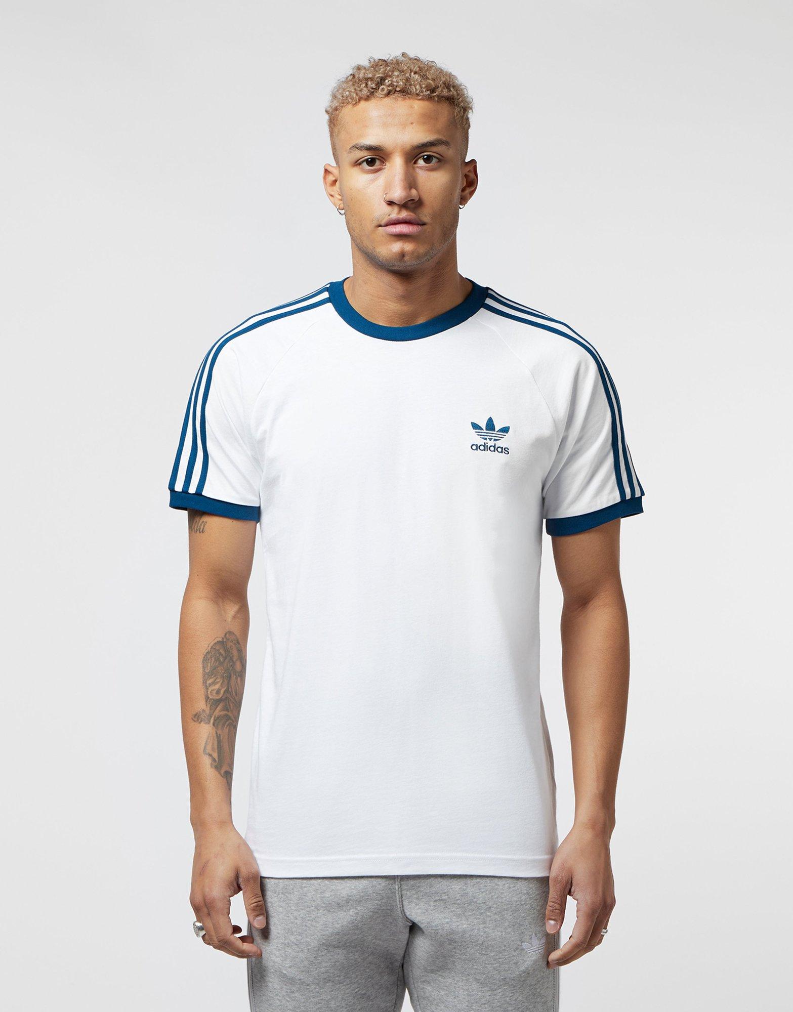 adidas originals california 3 stripe t shirt