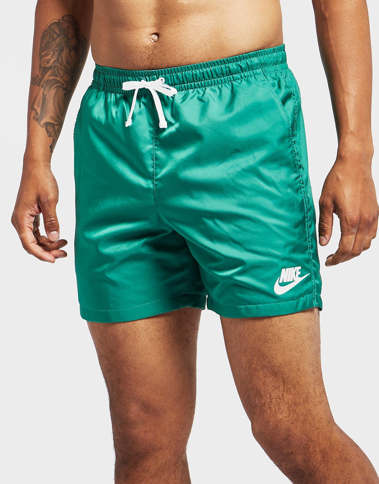 nike green swim shorts