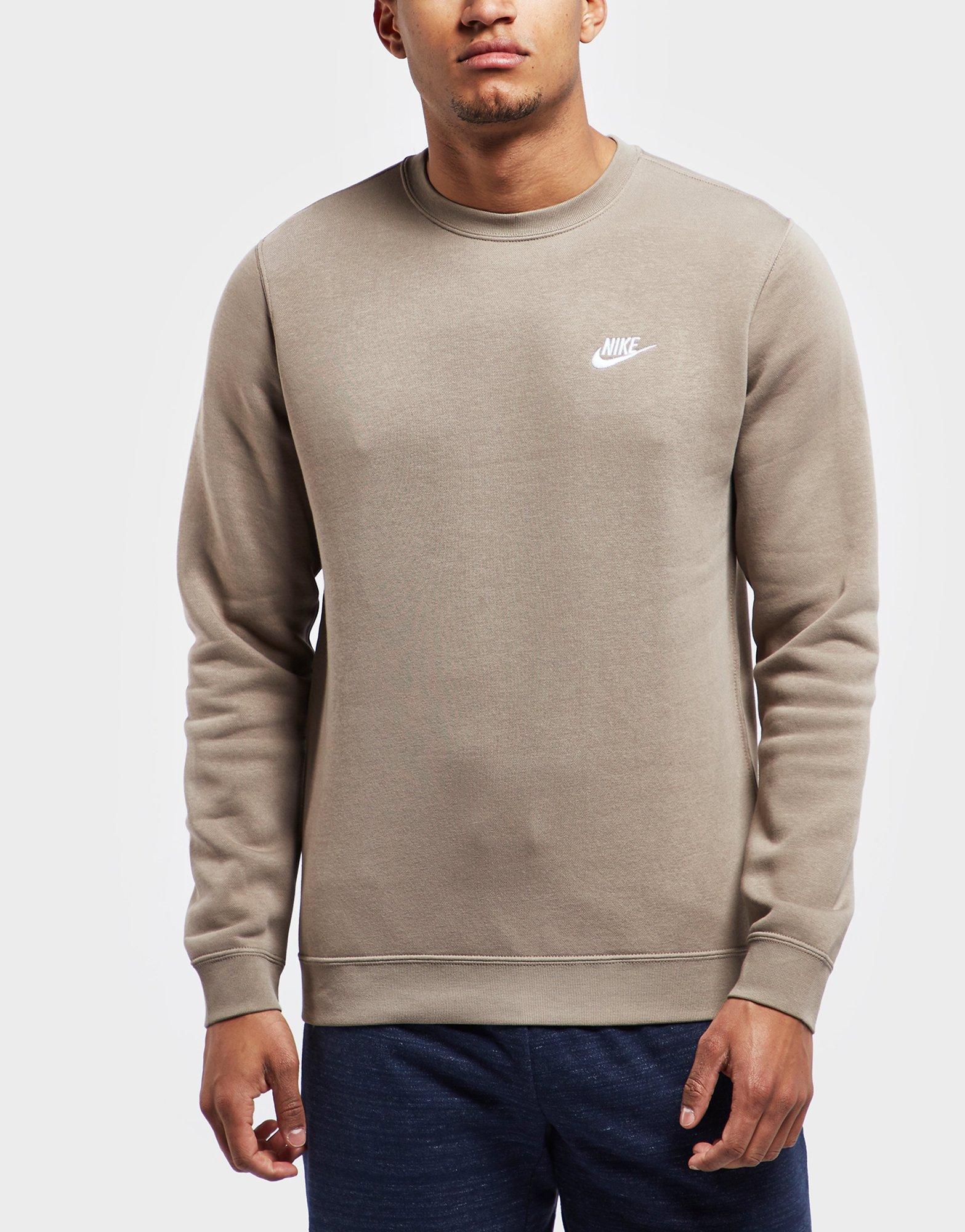 nike club fleece crew sweatshirt