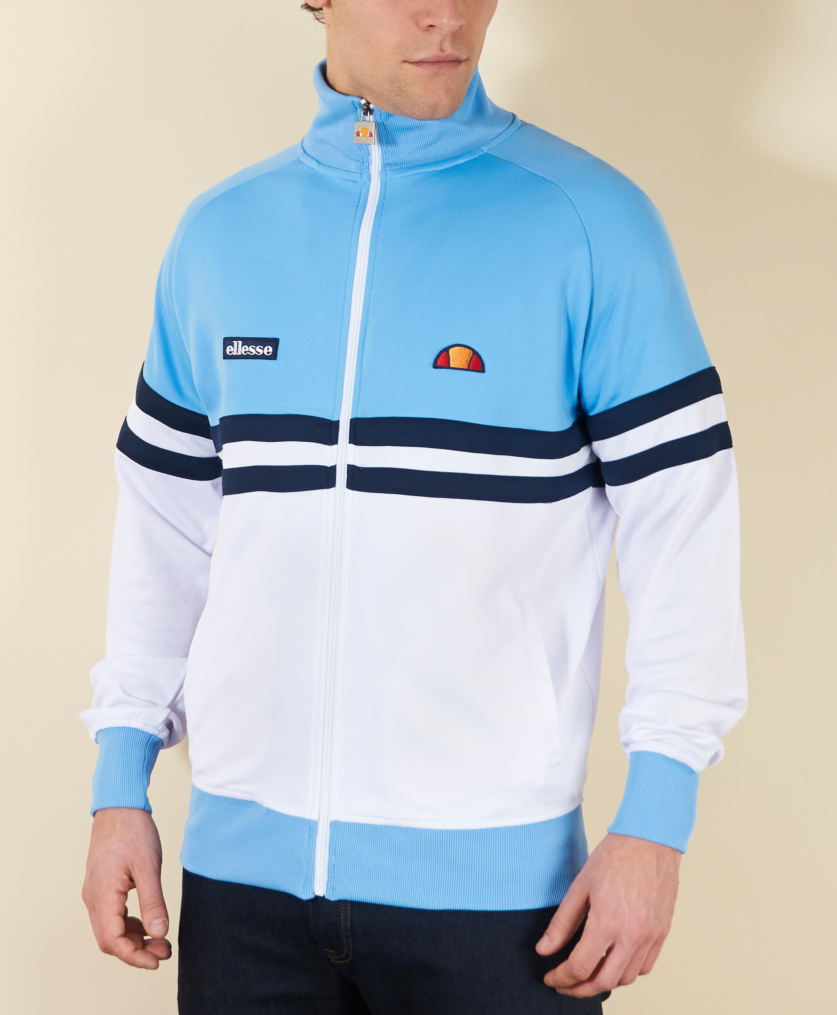 ellesse rimini track top sky blue