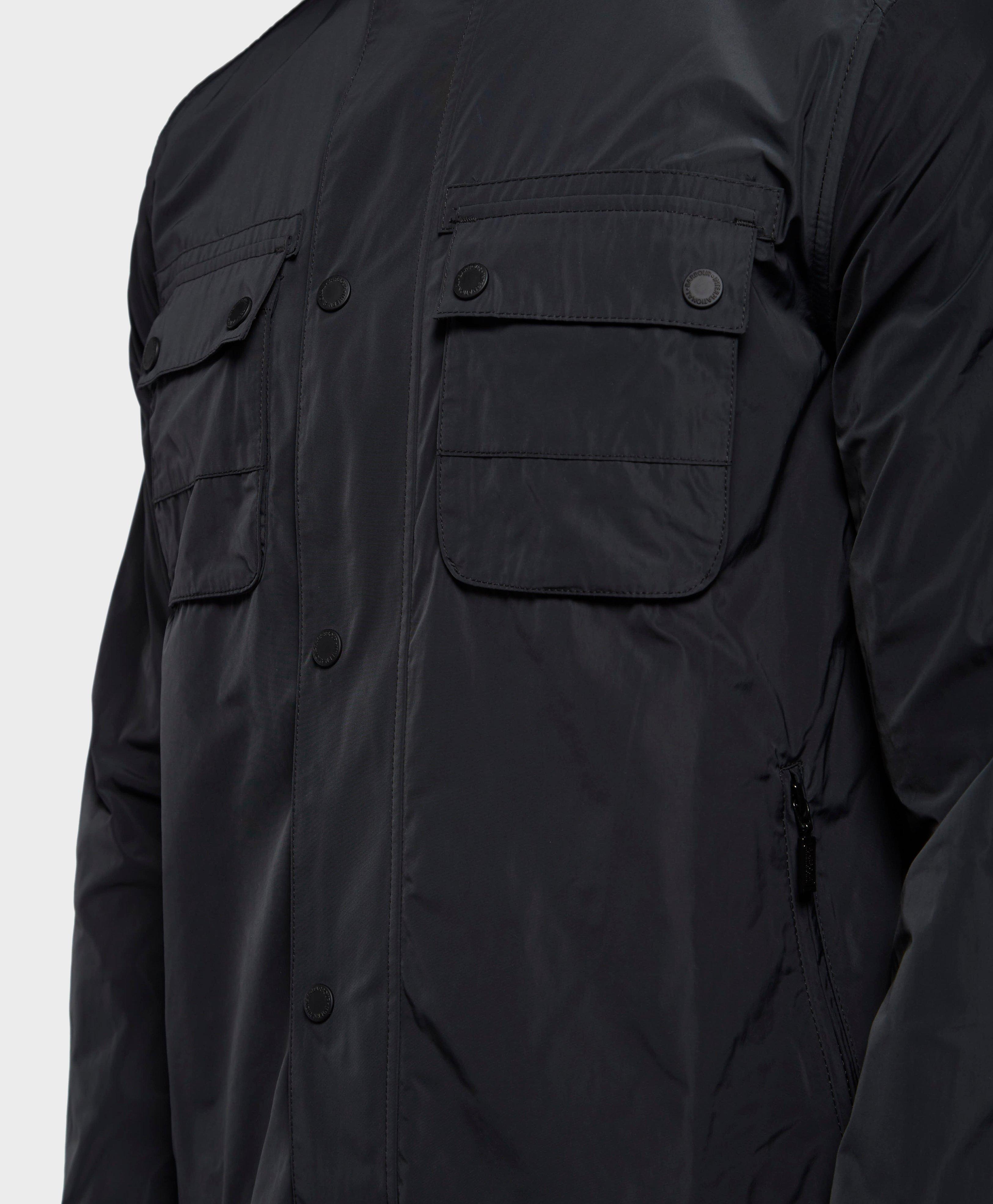 barbour international stannington jacket black