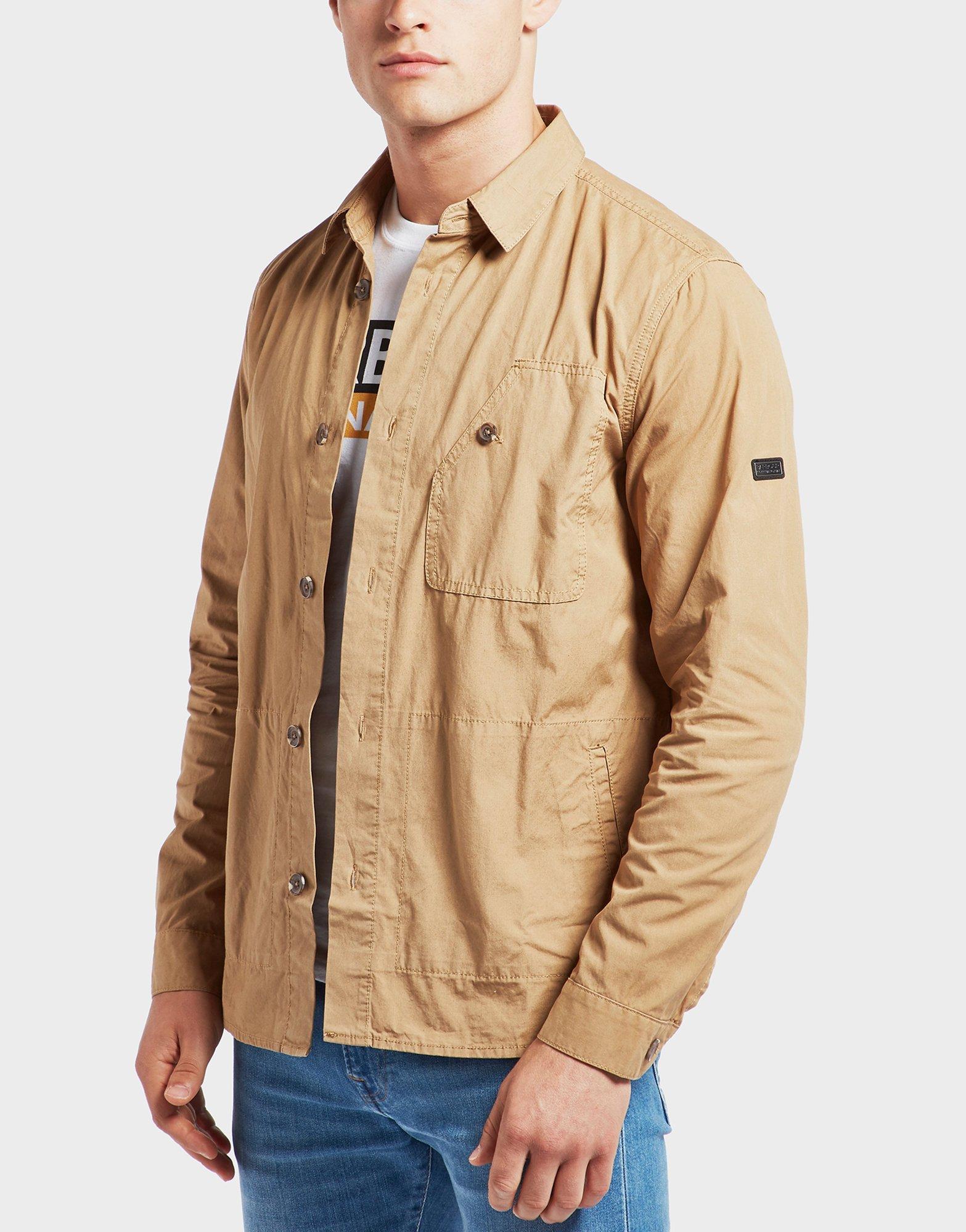 barbour camber overshirt